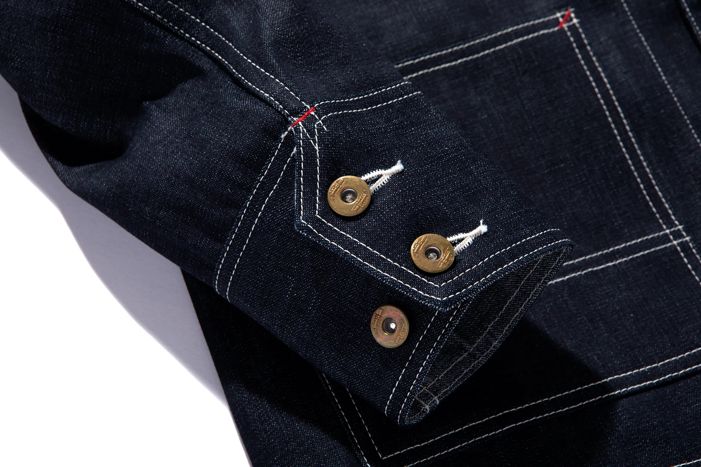 8HU DENIM CHORE COAT sold by The Real McCoy's product image thumbnail 4