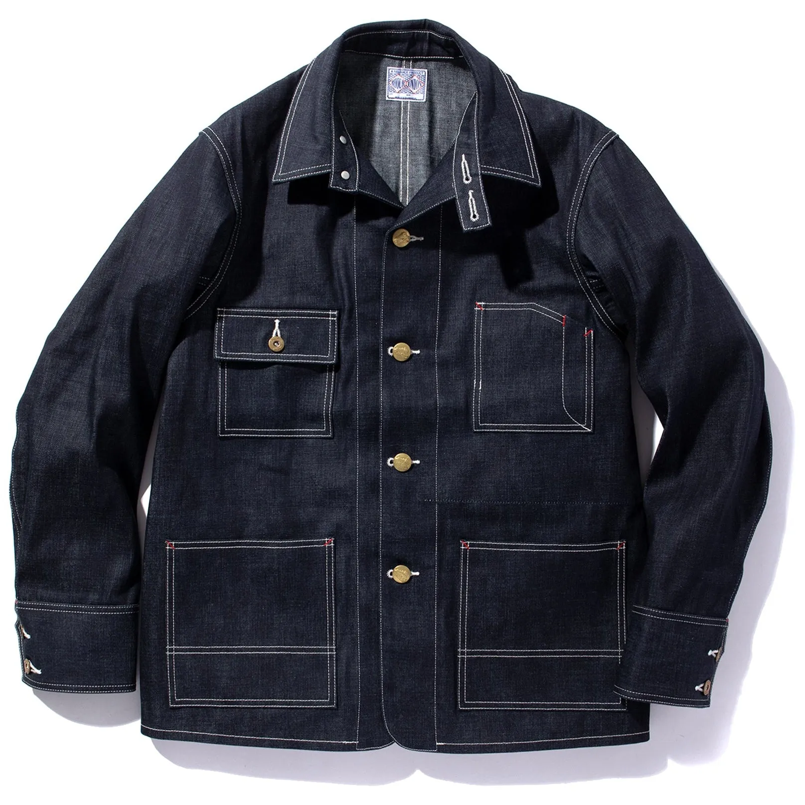 8HU DENIM CHORE COAT sold by The Real McCoy's product image thumbnail 2