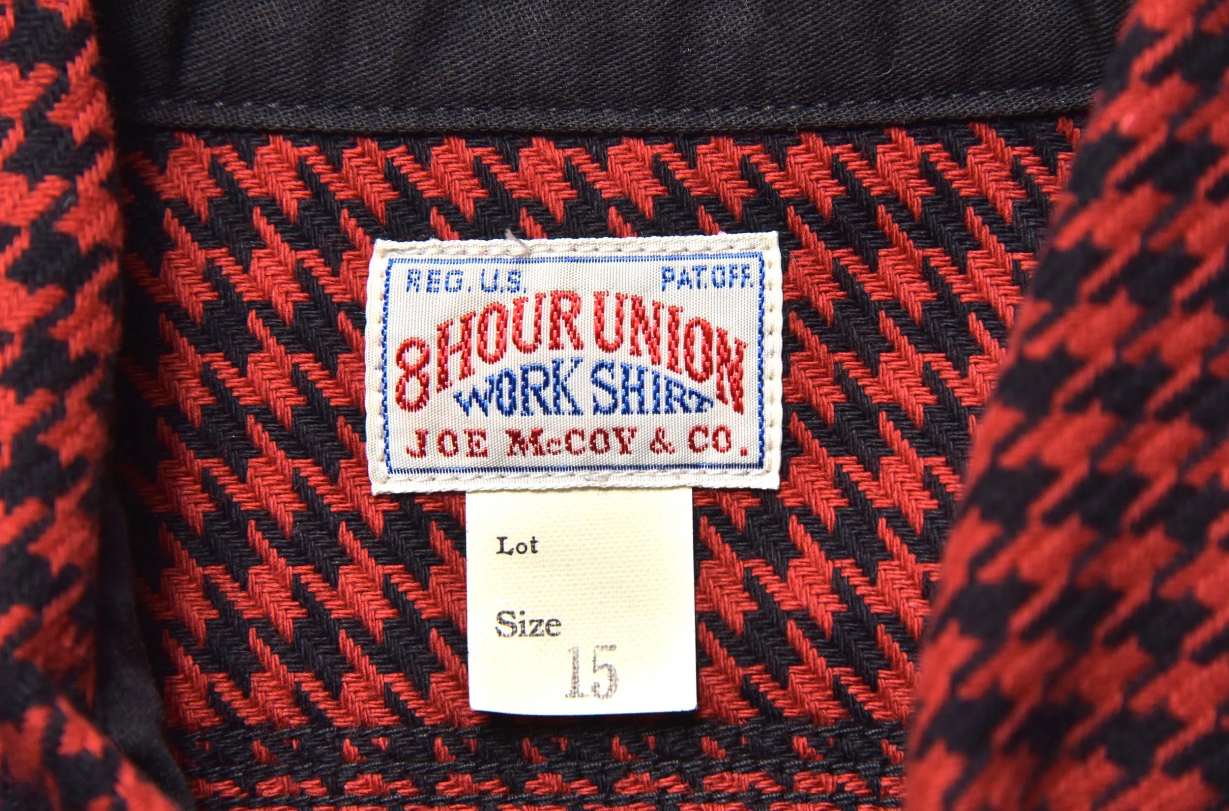 8HU HOUNDSTOOTH FLANNEL SHIRT sold by The Real McCoy's product image thumbnail 3