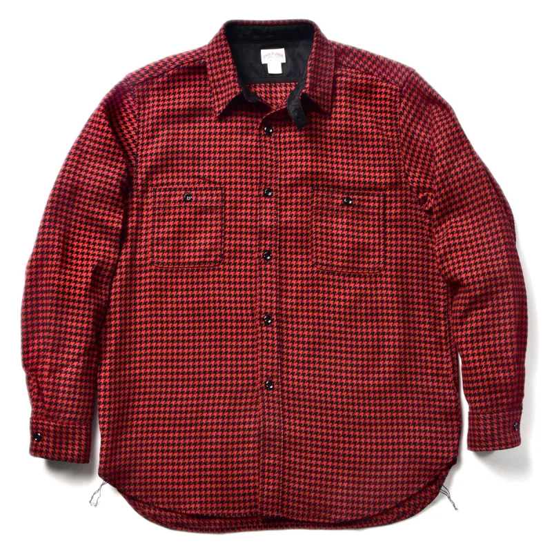 8HU HOUNDSTOOTH FLANNEL SHIRT sold by The Real McCoy's