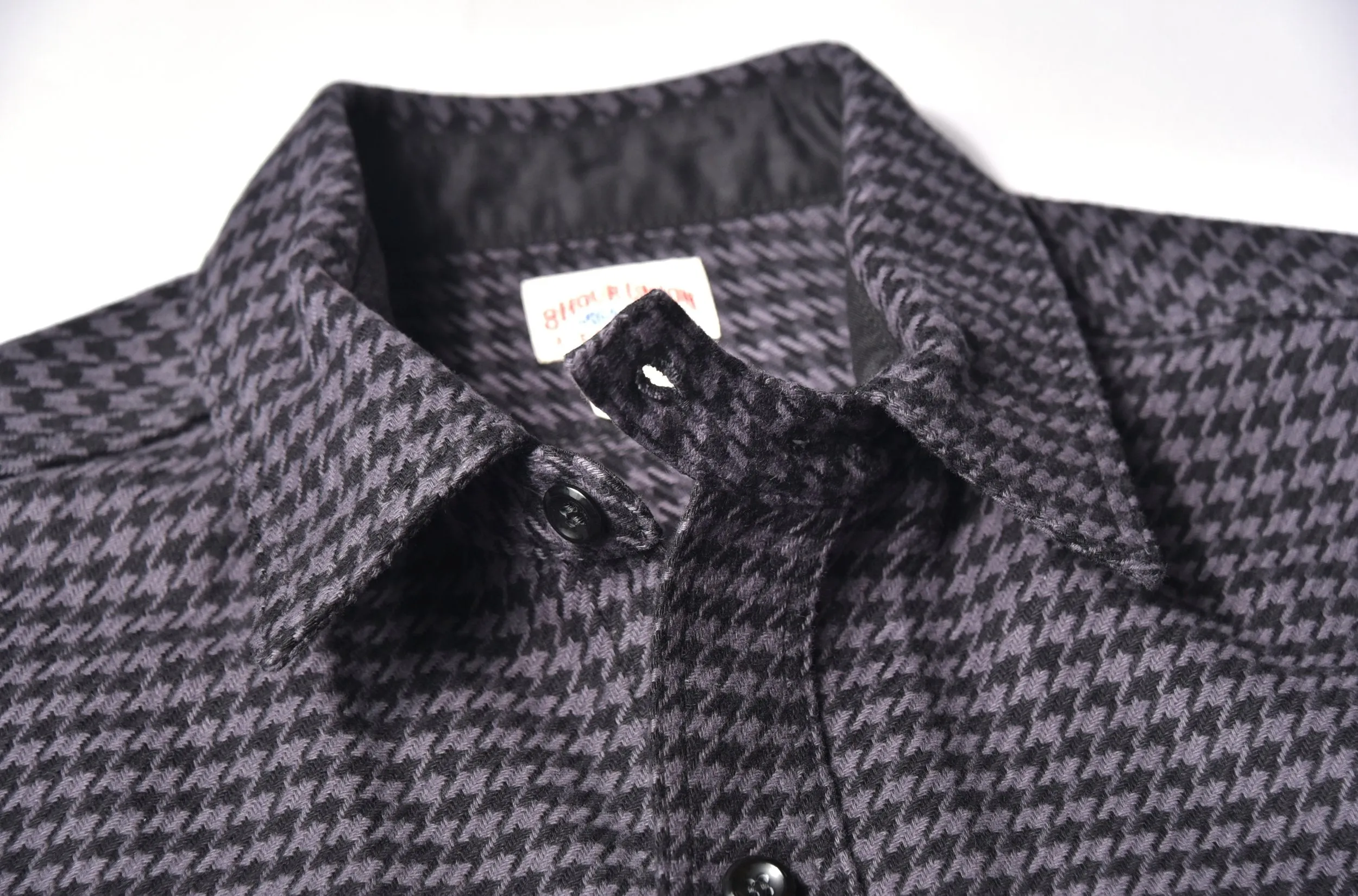 8HU HOUNDSTOOTH FLANNEL SHIRT sold by The Real McCoy's product image thumbnail 4