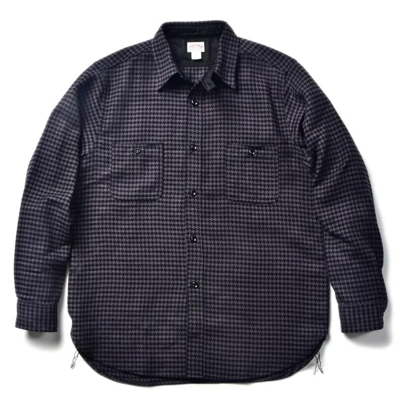 8HU HOUNDSTOOTH FLANNEL SHIRT sold by The Real McCoy's