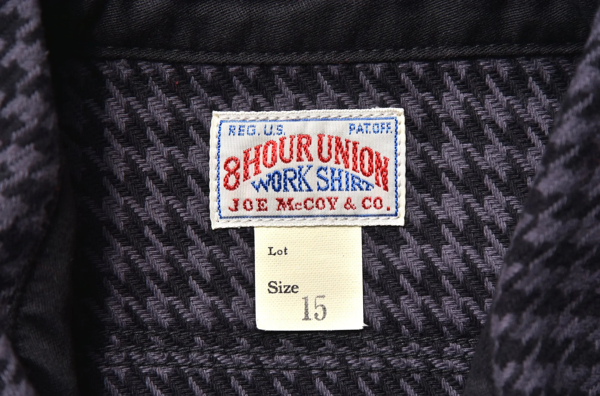 8HU HOUNDSTOOTH FLANNEL SHIRT sold by The Real McCoy's product image thumbnail 5