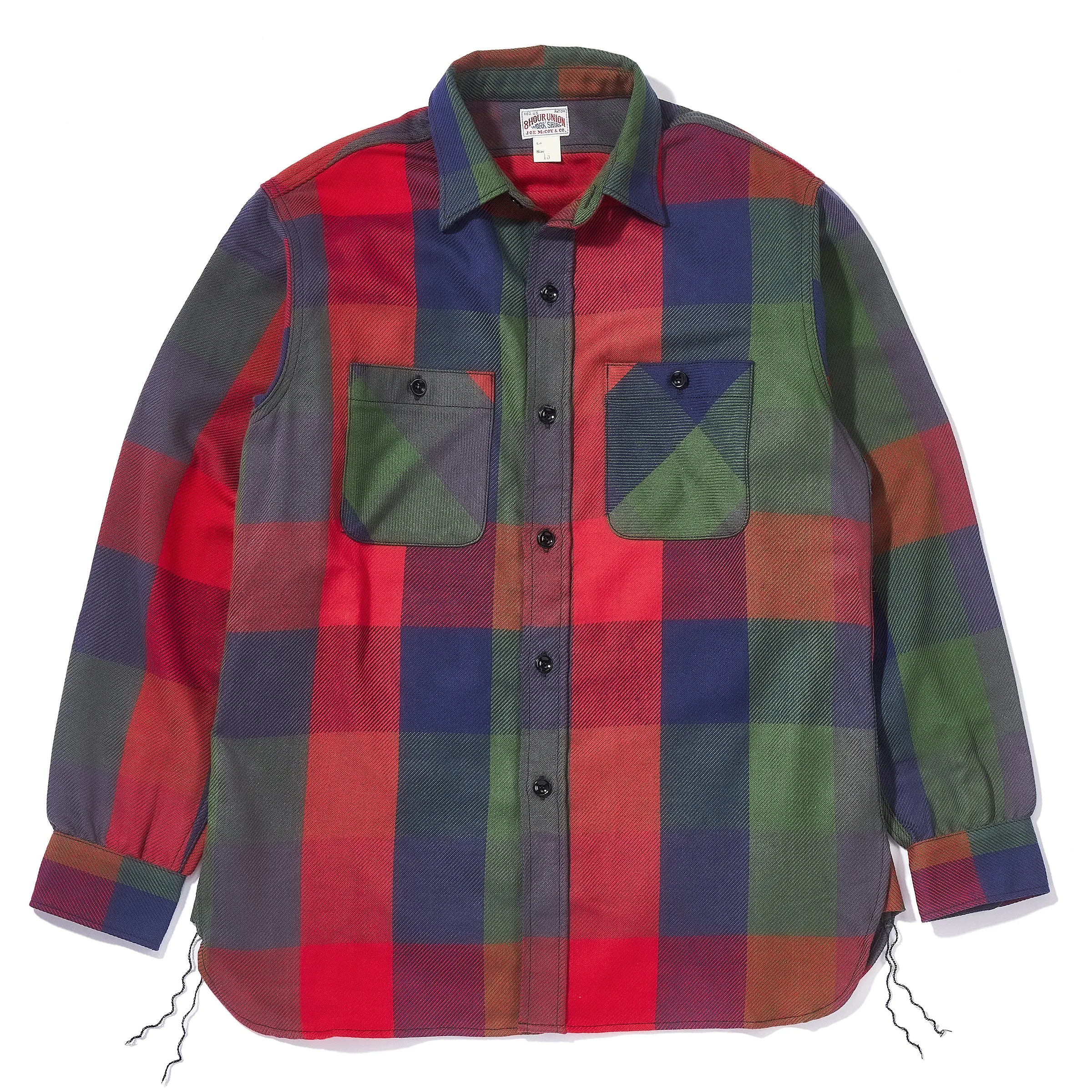 8HU MULTICOLOR CHECK FLANNEL SHIRT sold by The Real McCoy's
