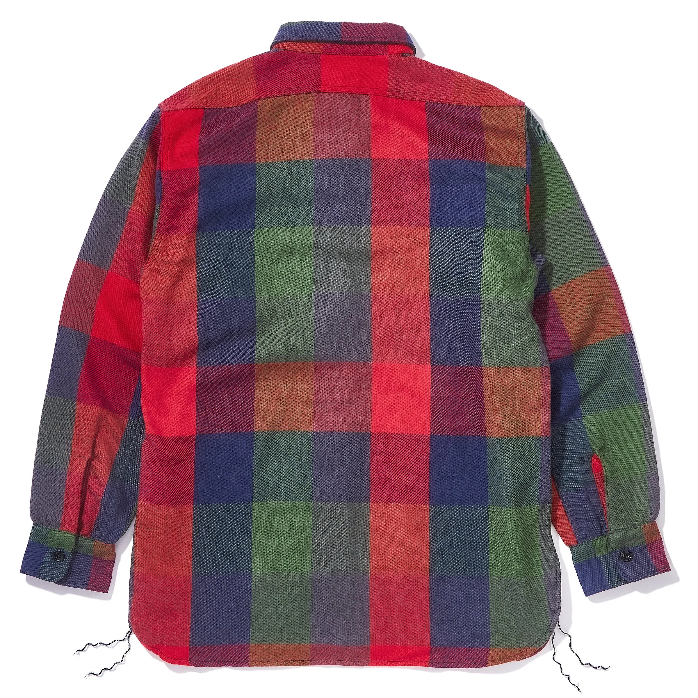 8HU MULTICOLOR CHECK FLANNEL SHIRT sold by The Real McCoy's product image thumbnail 3