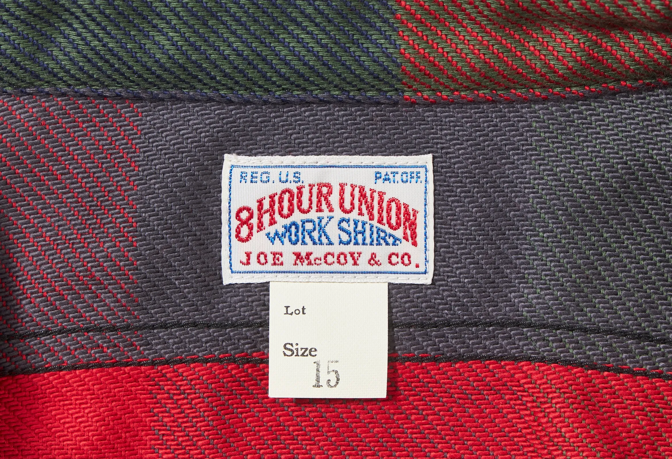 8HU MULTICOLOR CHECK FLANNEL SHIRT sold by The Real McCoy's product image thumbnail 4