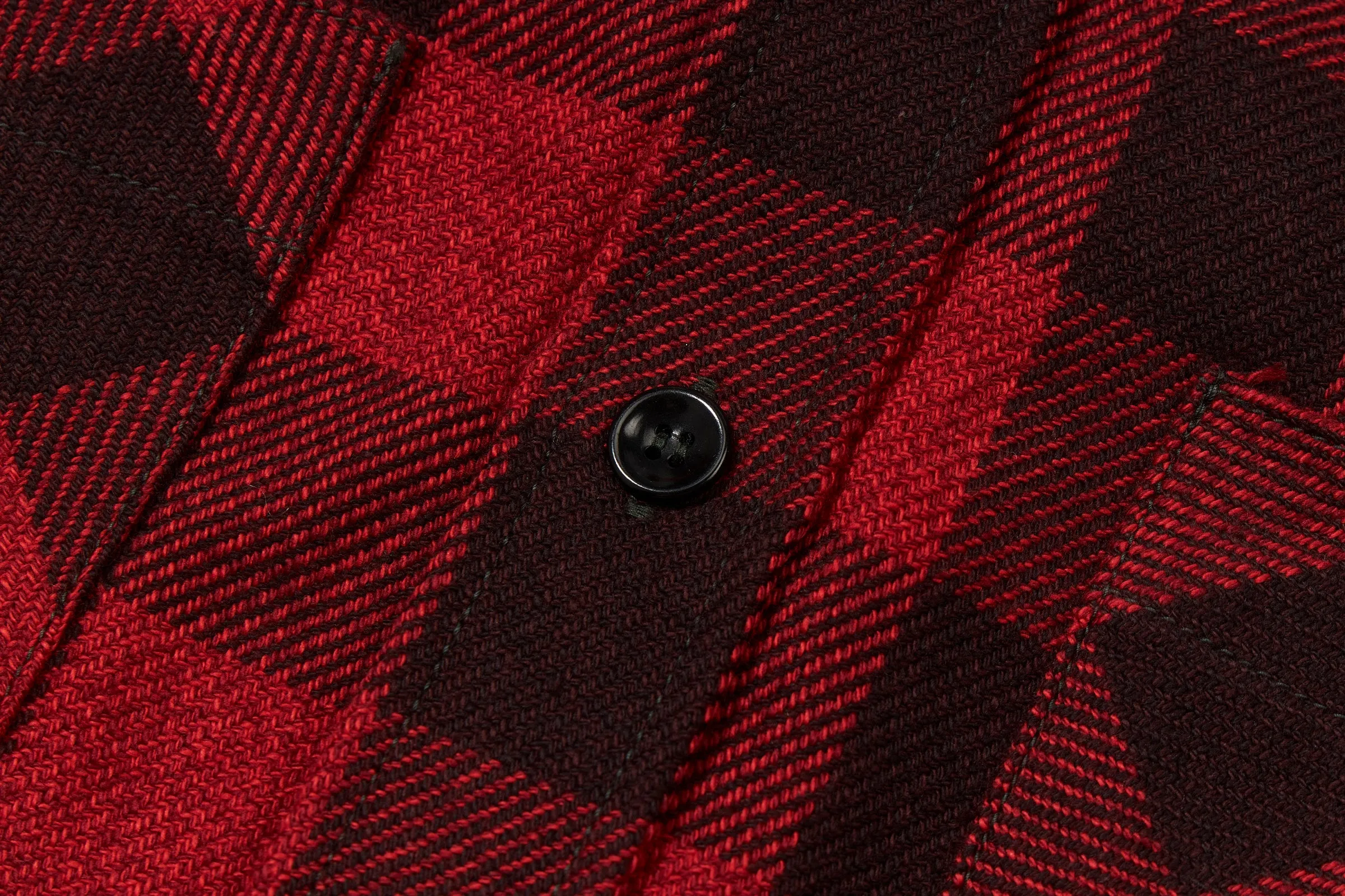 8HU TWISTED-YARN BUFFALO CHECK FLANNEL SHIRT sold by The Real McCoy's product image thumbnail 5