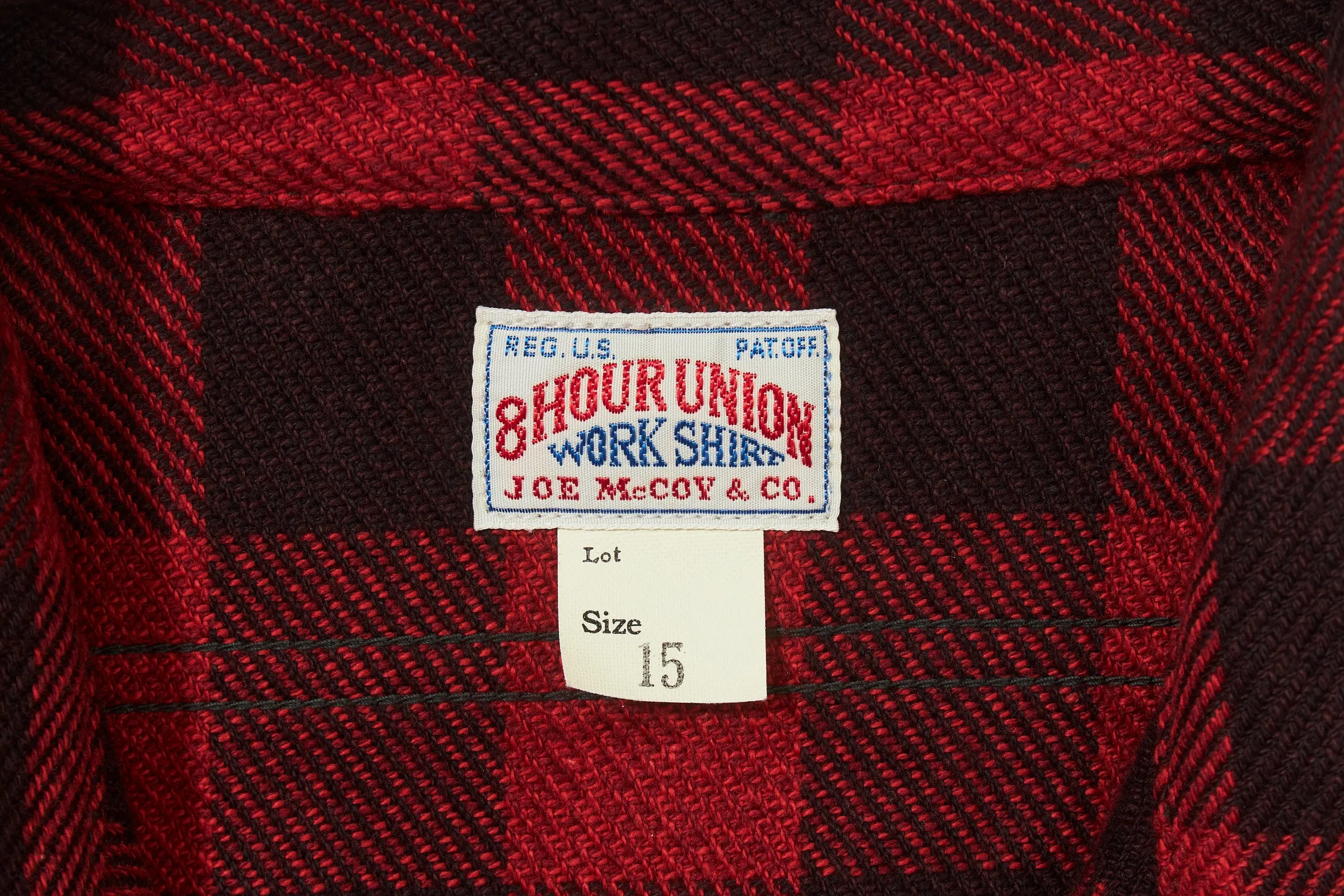 8HU TWISTED-YARN BUFFALO CHECK FLANNEL SHIRT sold by The Real McCoy's product image thumbnail 4