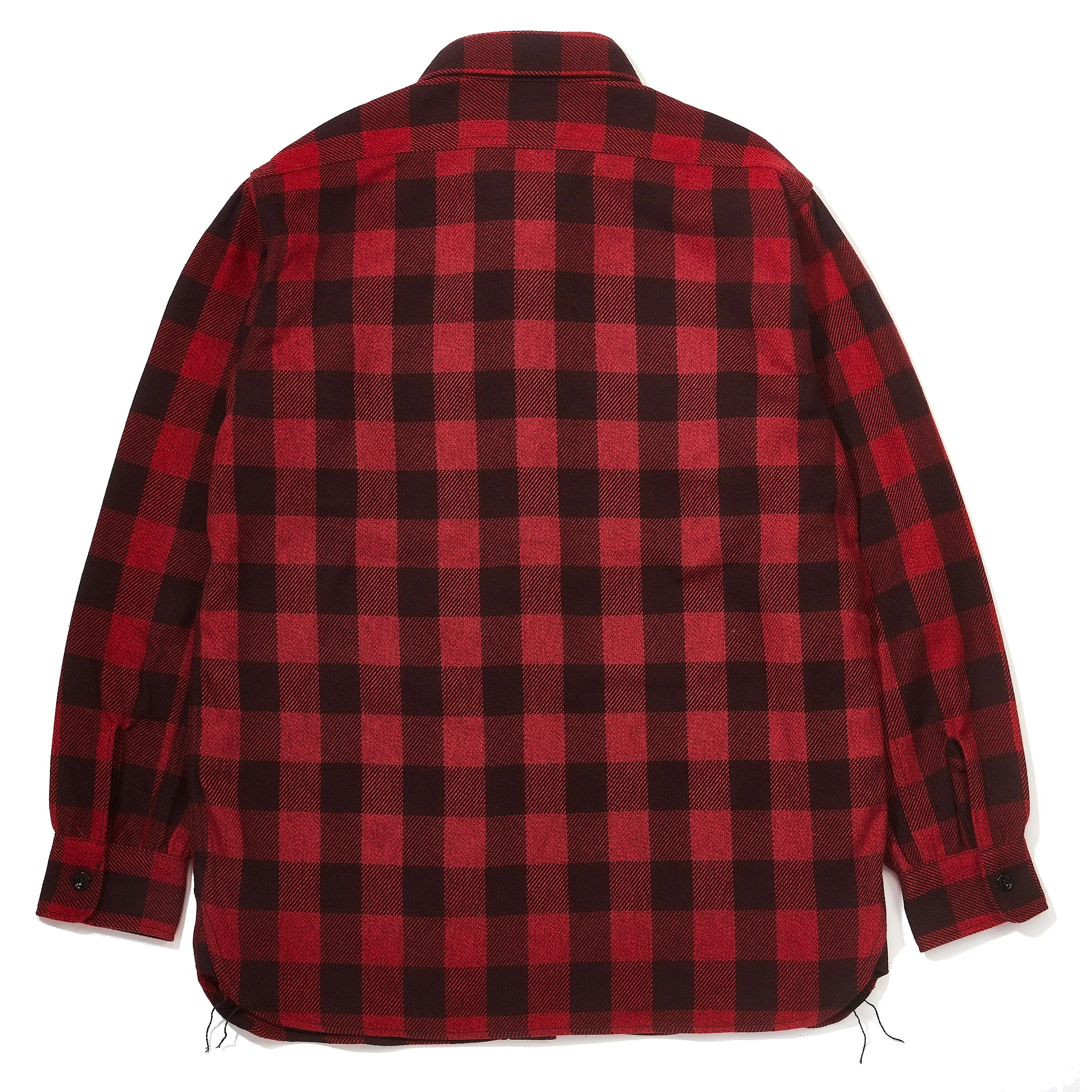 8HU TWISTED-YARN BUFFALO CHECK FLANNEL SHIRT sold by The Real McCoy's product image thumbnail 3