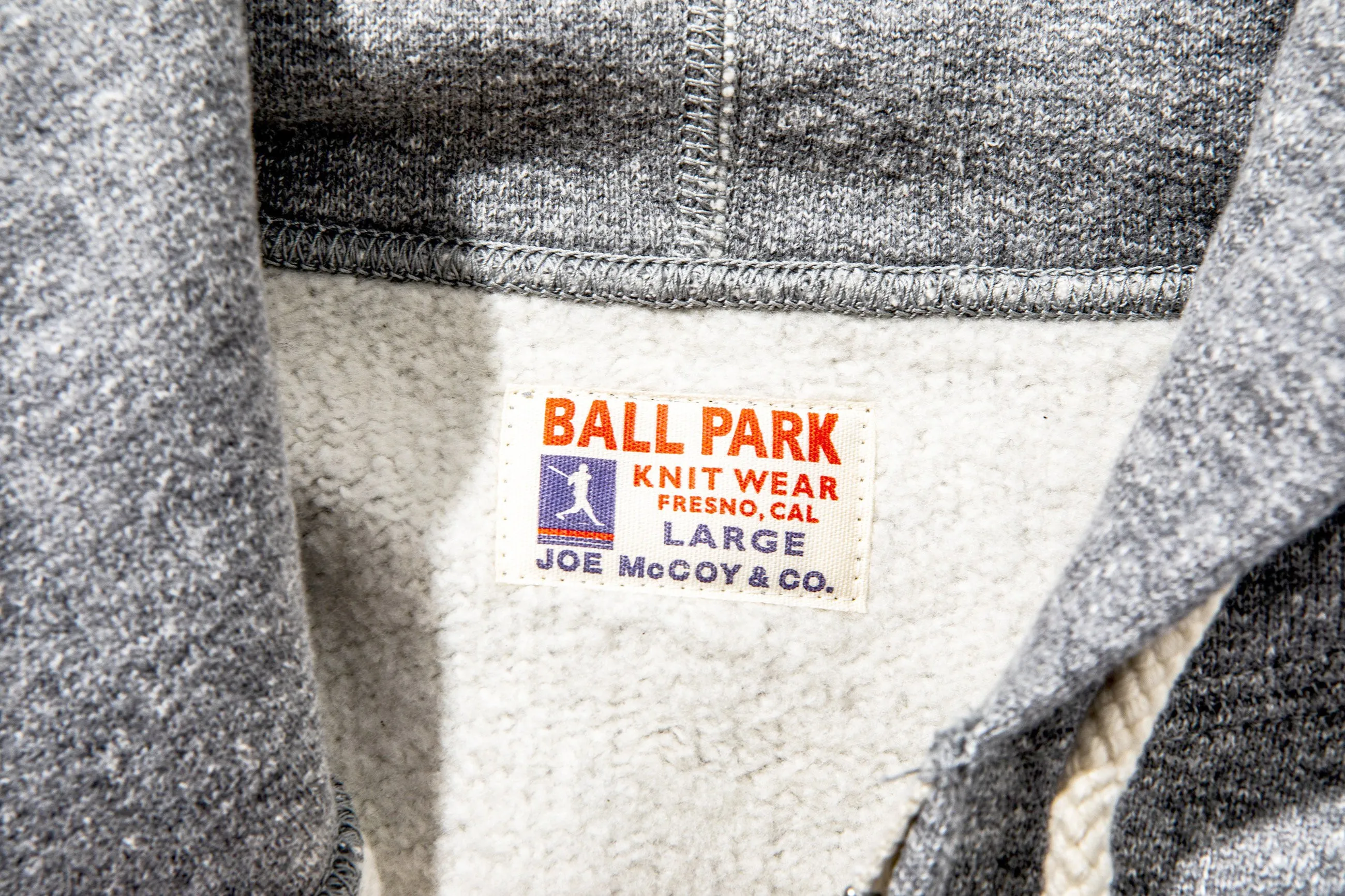 BALL PARK F/Z SWEATSHIRT sold by The Real McCoy's product image thumbnail 4