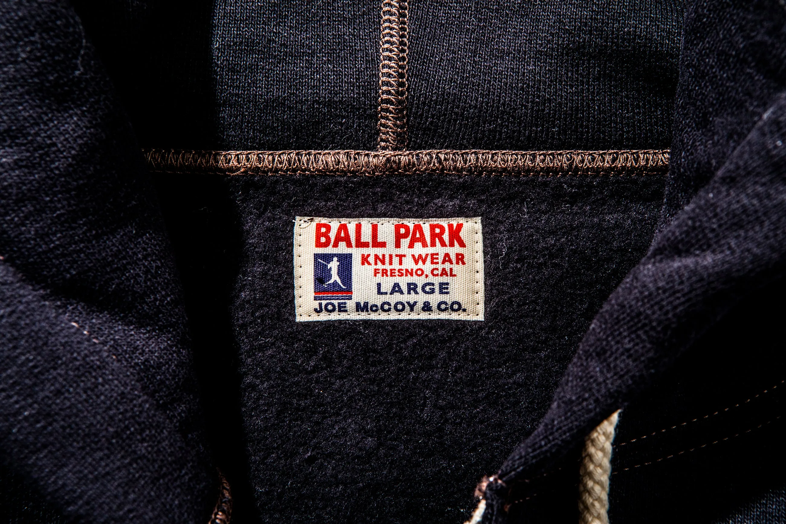 BALL PARK F/Z SWEATSHIRT sold by The Real McCoy's product image thumbnail 5