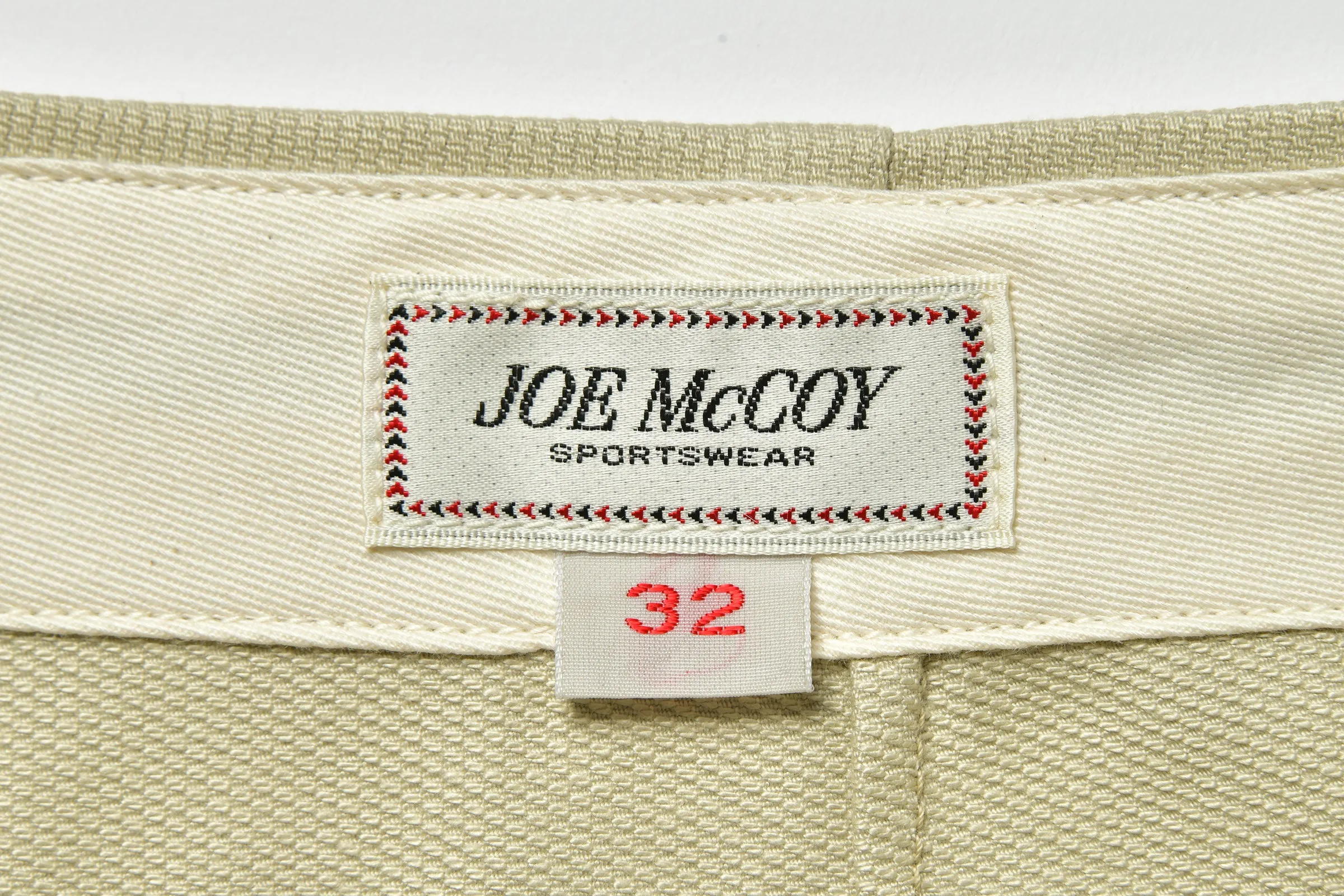 BELTED WAISTBAND TROUSER, PLAIN STITCH / PIQUE sold by The Real McCoy's product image thumbnail 4