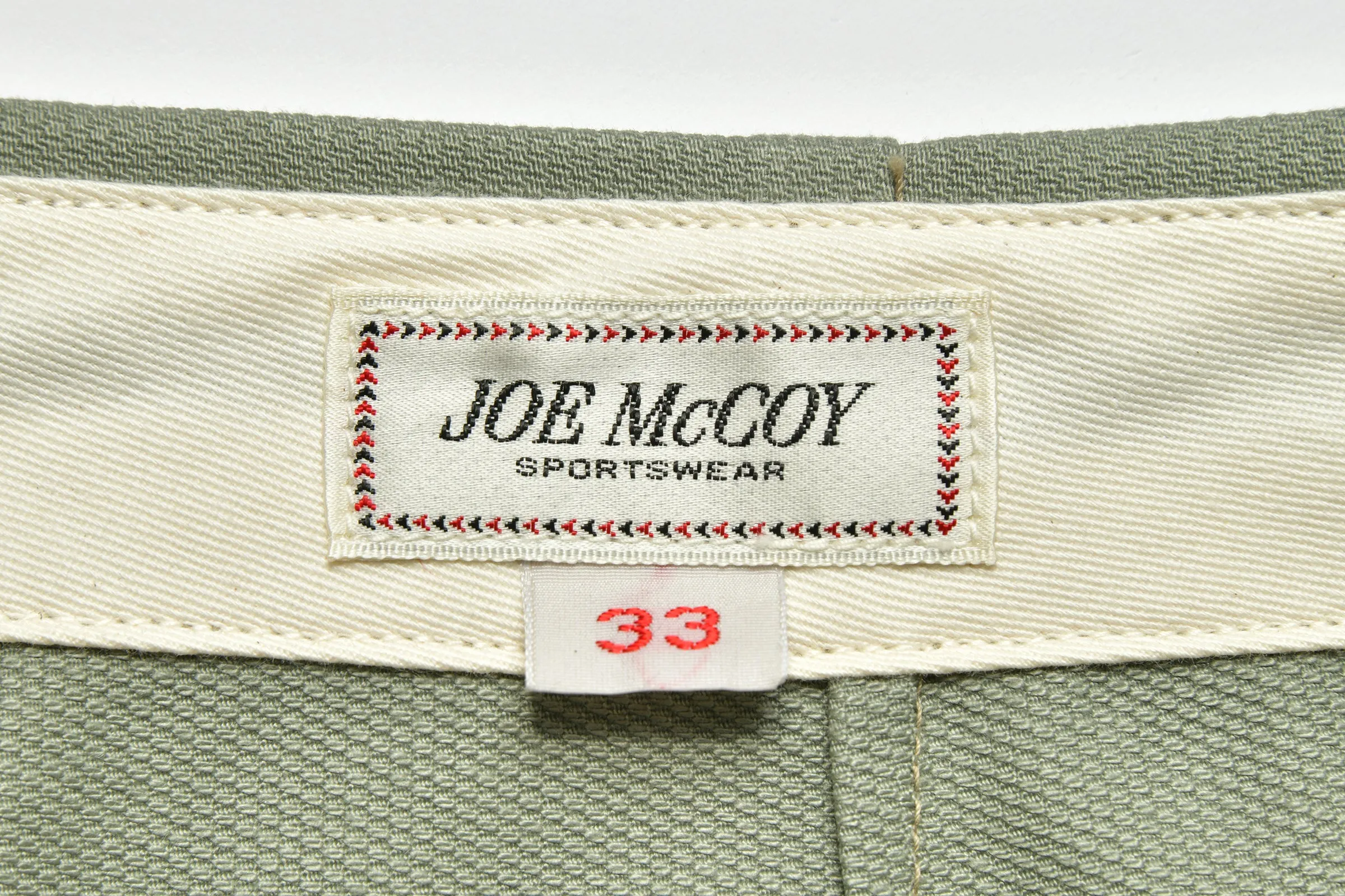 BELTED WAISTBAND TROUSER, PLAIN STITCH / PIQUE sold by The Real McCoy's product image thumbnail 4