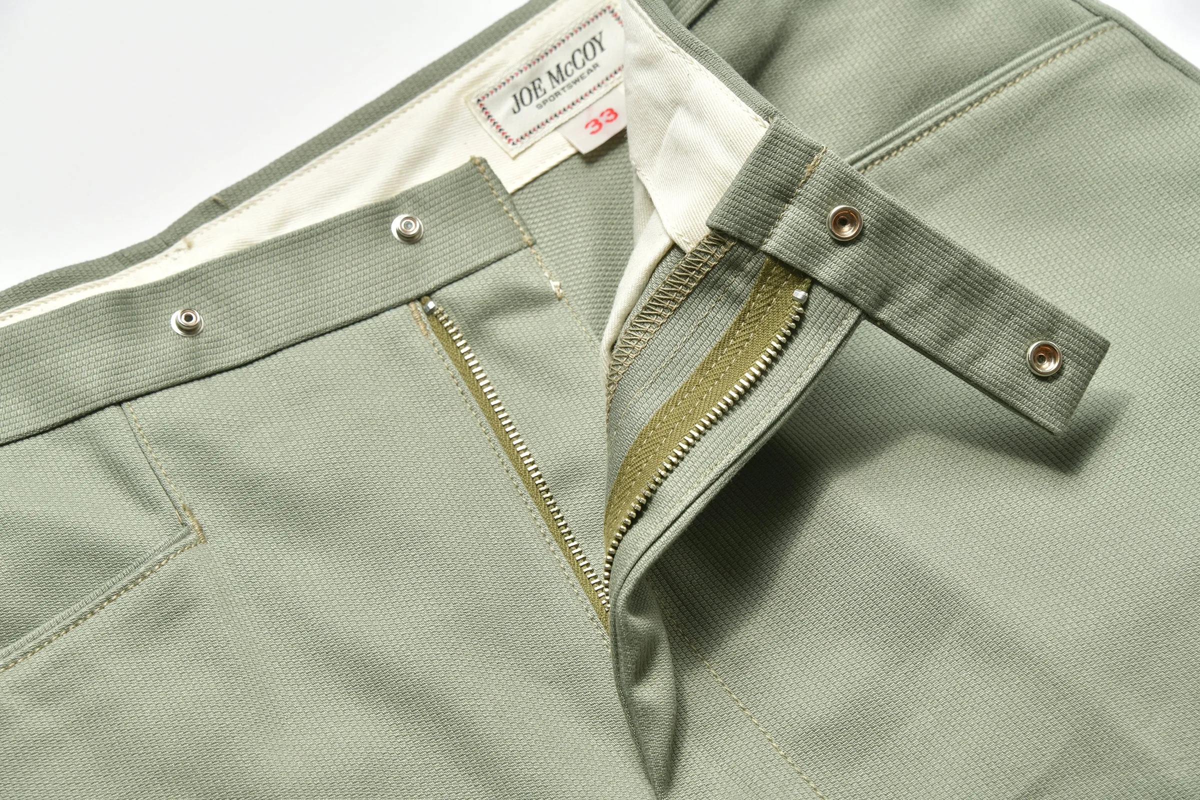 BELTED WAISTBAND TROUSER, PLAIN STITCH / PIQUE sold by The Real McCoy's product image thumbnail 5