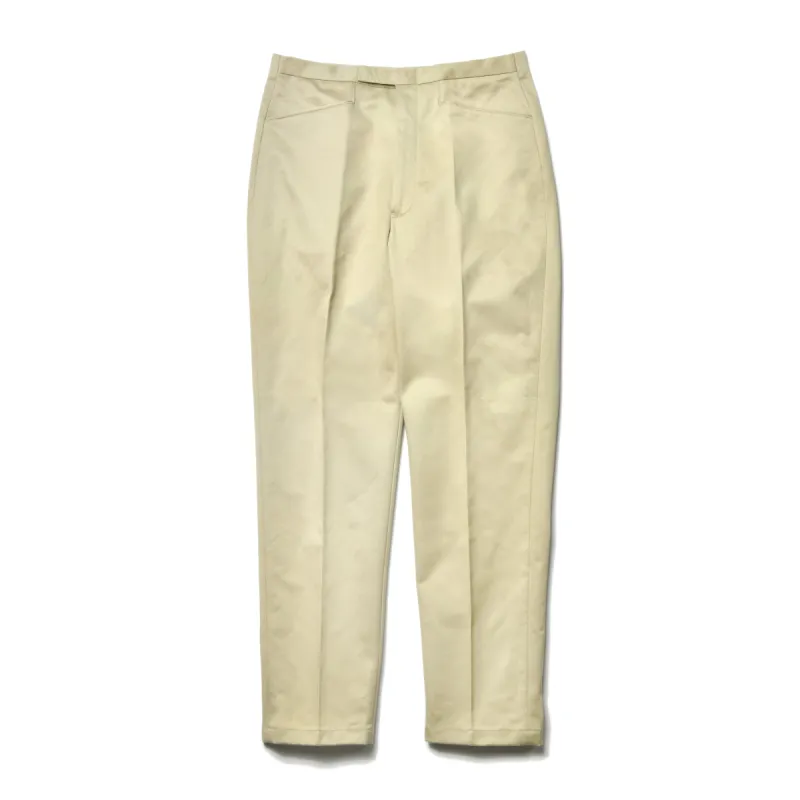 BELTED WAISTBAND TROUSER, PLAIN STITCH / WESTPOINT ARMY CLOTH made by The Real McCoy's