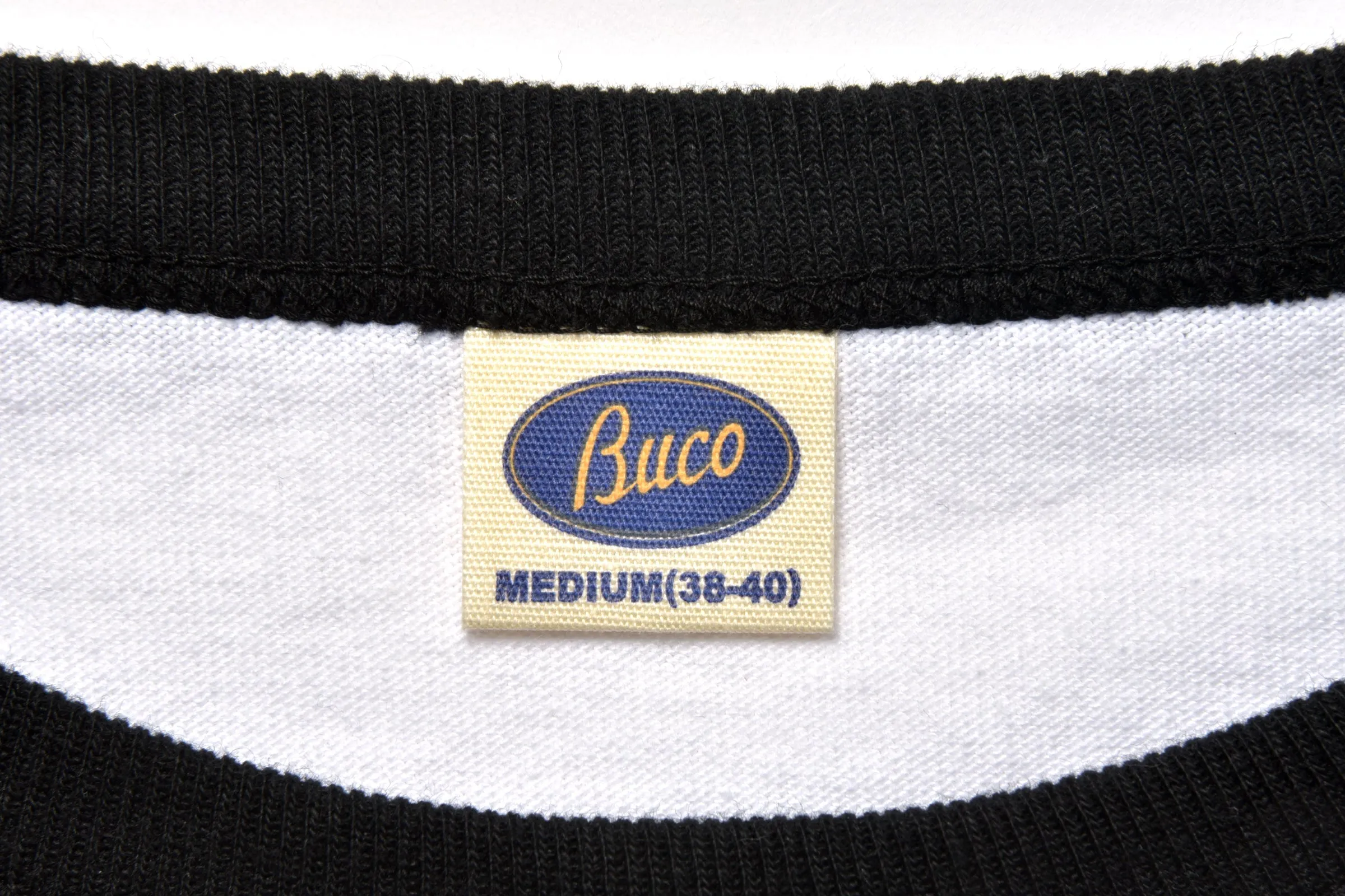 BUCO BASEBALL TEE / OVAL LOGO (CHECKERED) sold by The Real McCoy's product image thumbnail 3