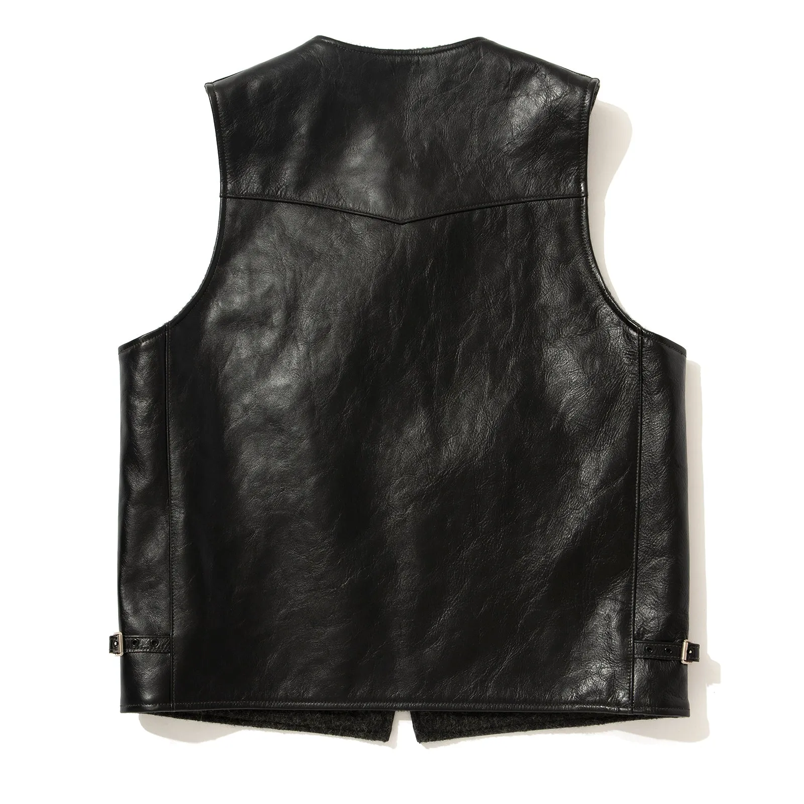 BUCO LEATHER ALPACA VEST sold by The Real McCoy's product image thumbnail 4