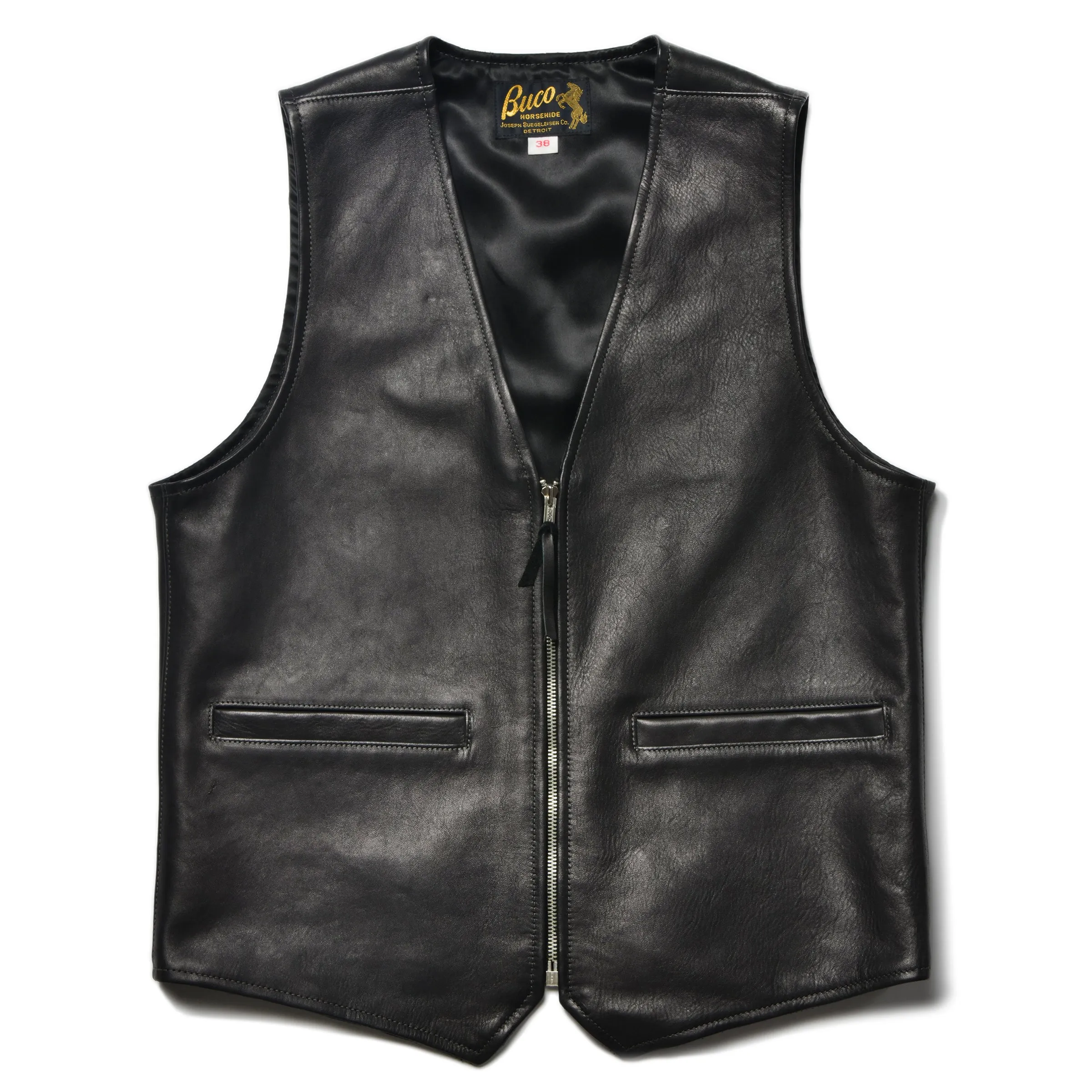 BUCO LEATHER VEST sold by The Real McCoy's