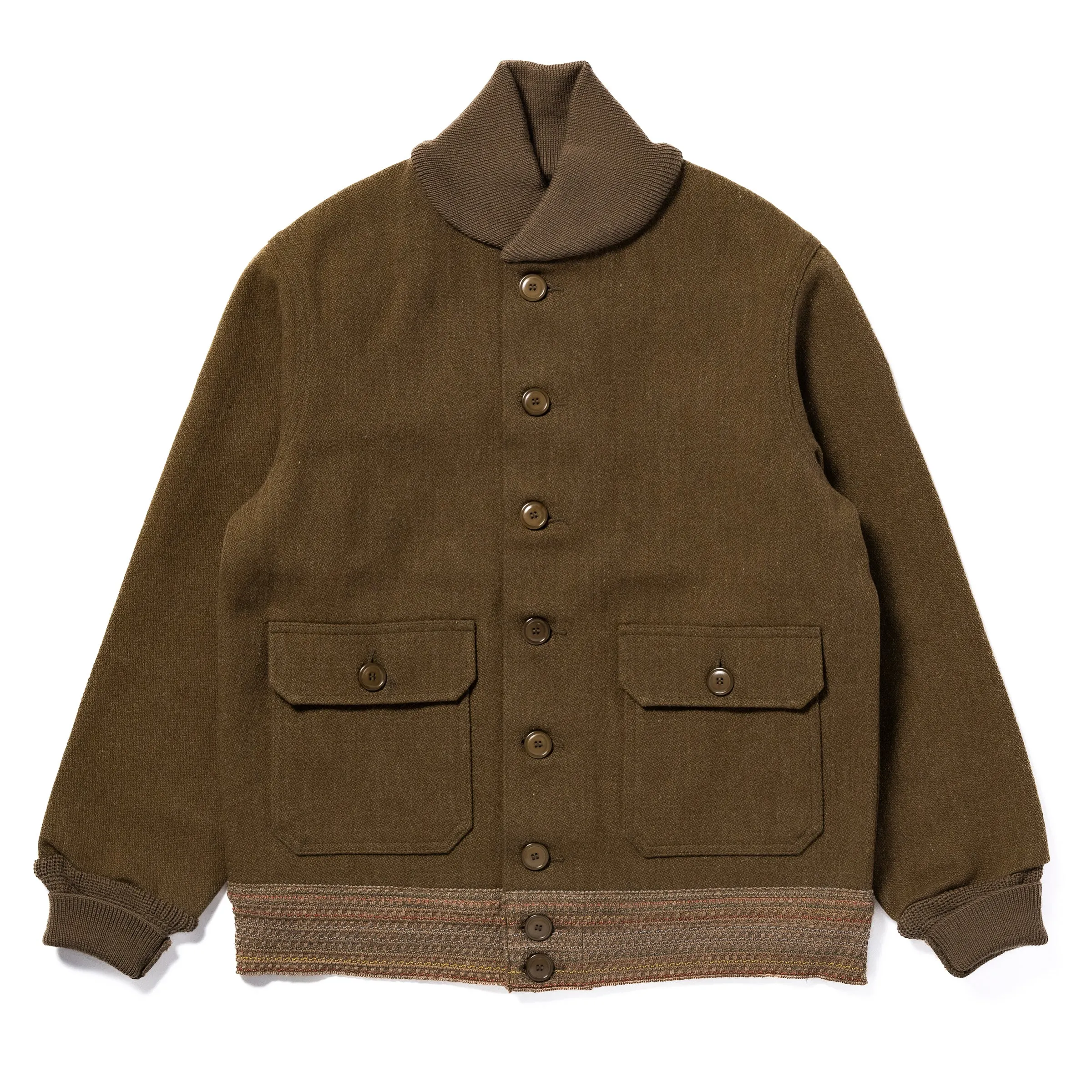C.C.C. WOOL JACKET / OLIVE sold by The Real McCoy's product image thumbnail 2