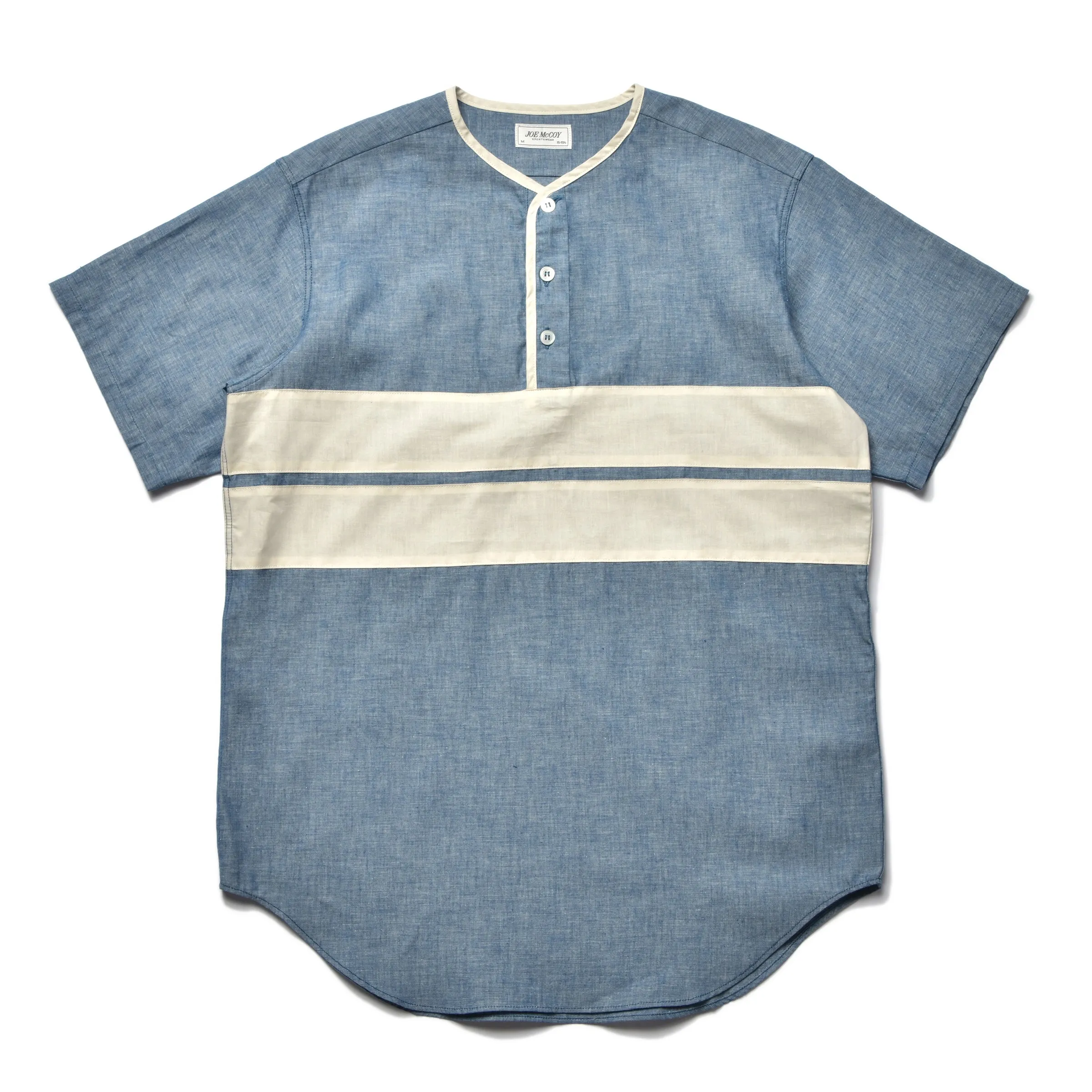 CHAMBRAY PULLOVER STRIPE SUMMER SHIRT sold by The Real McCoy's