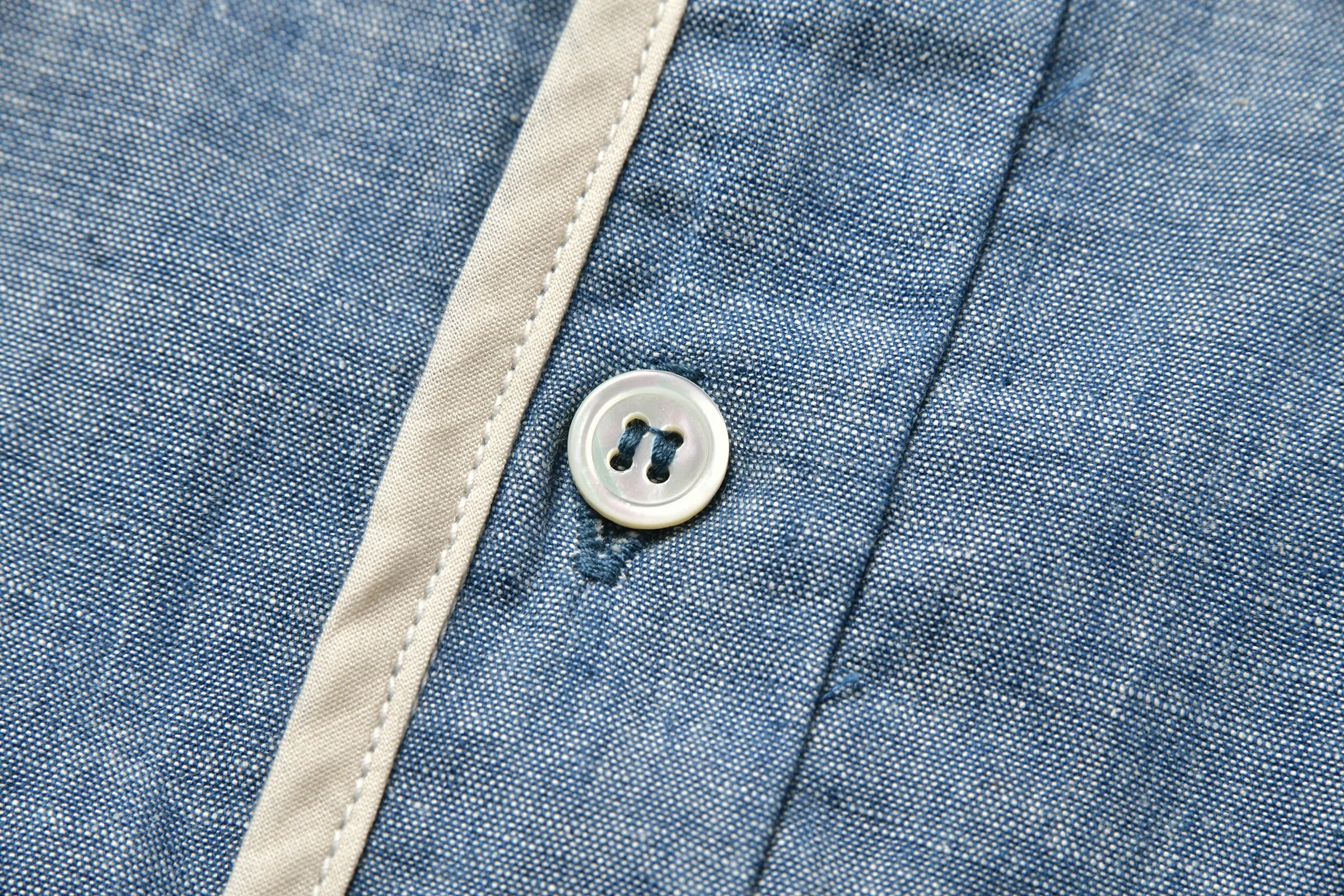 CHAMBRAY PULLOVER STRIPE SUMMER SHIRT sold by The Real McCoy's product image thumbnail 5