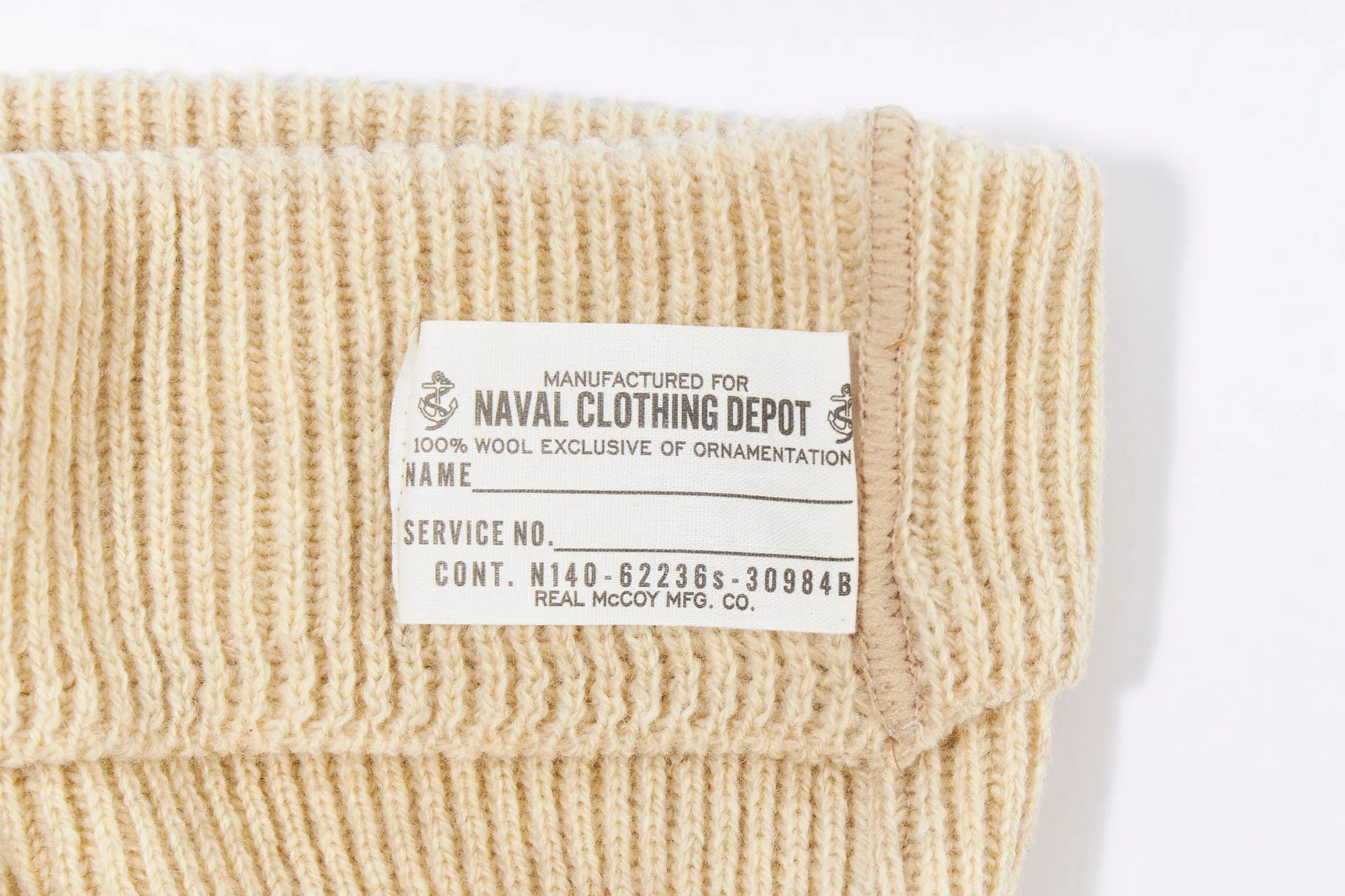 CIVILIAN WOOL WATCH CAP sold by The Real McCoy's product image thumbnail 3