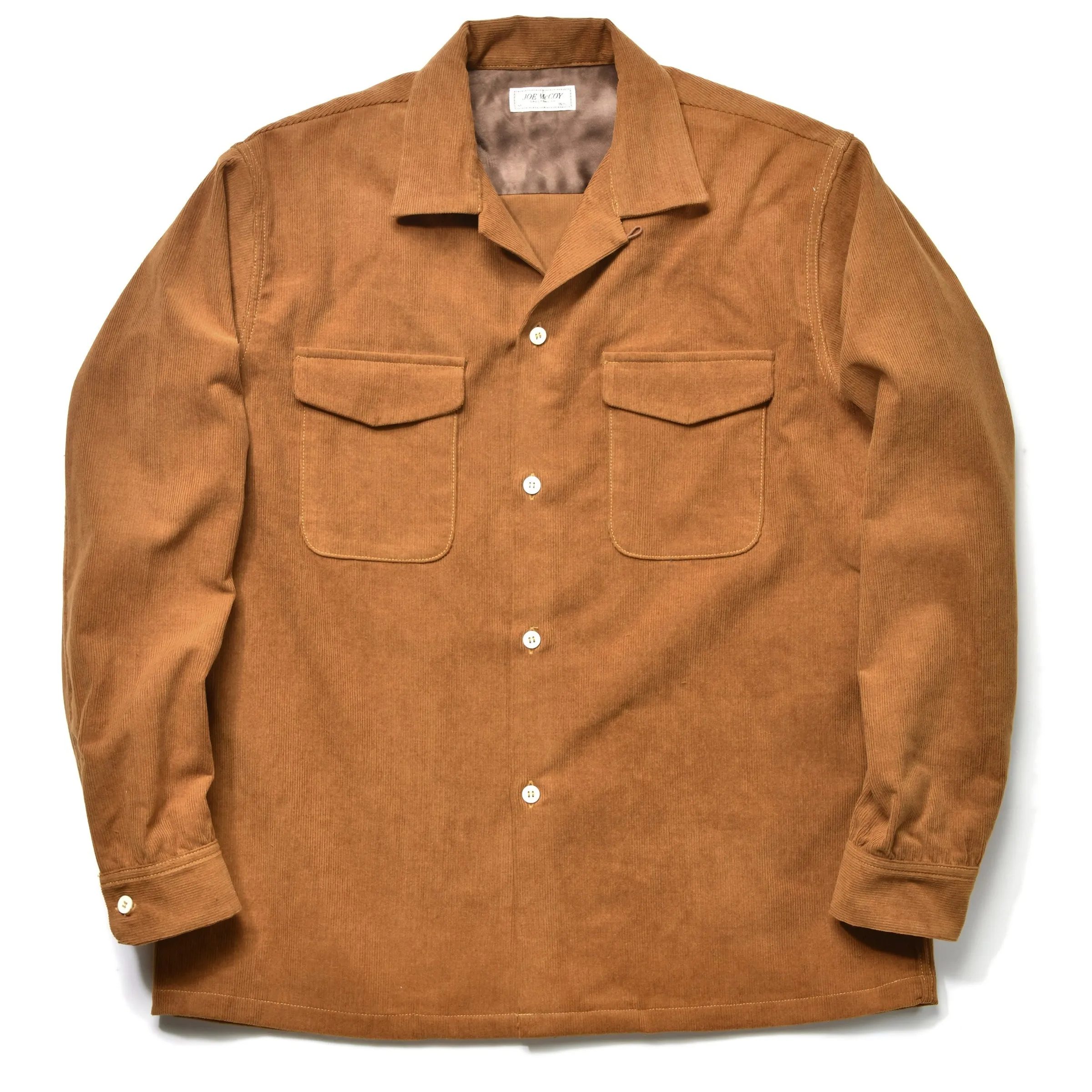 CORDUROY OPEN COLLAR SHIRT sold by The Real McCoy's