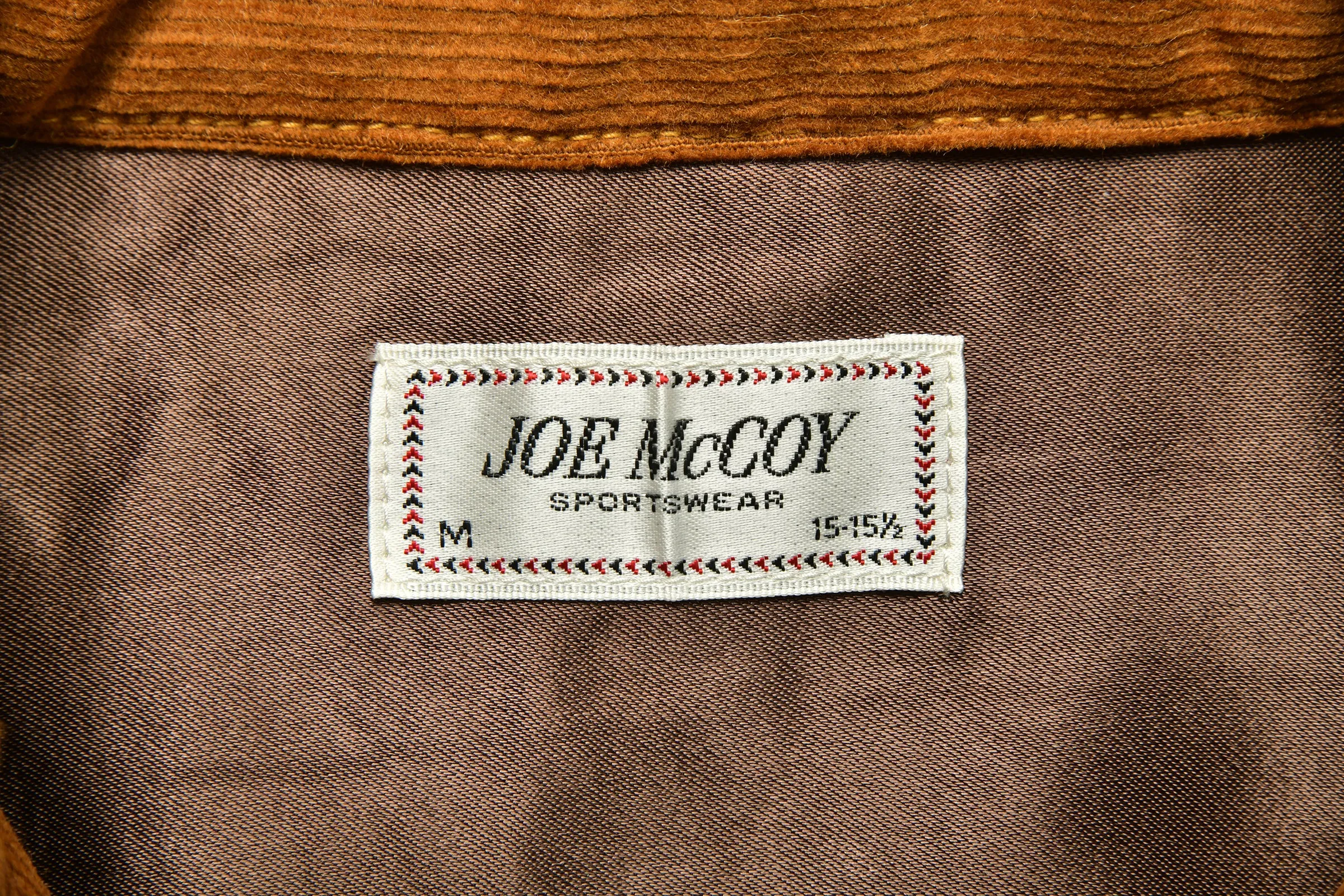 CORDUROY OPEN COLLAR SHIRT sold by The Real McCoy's product image thumbnail 4
