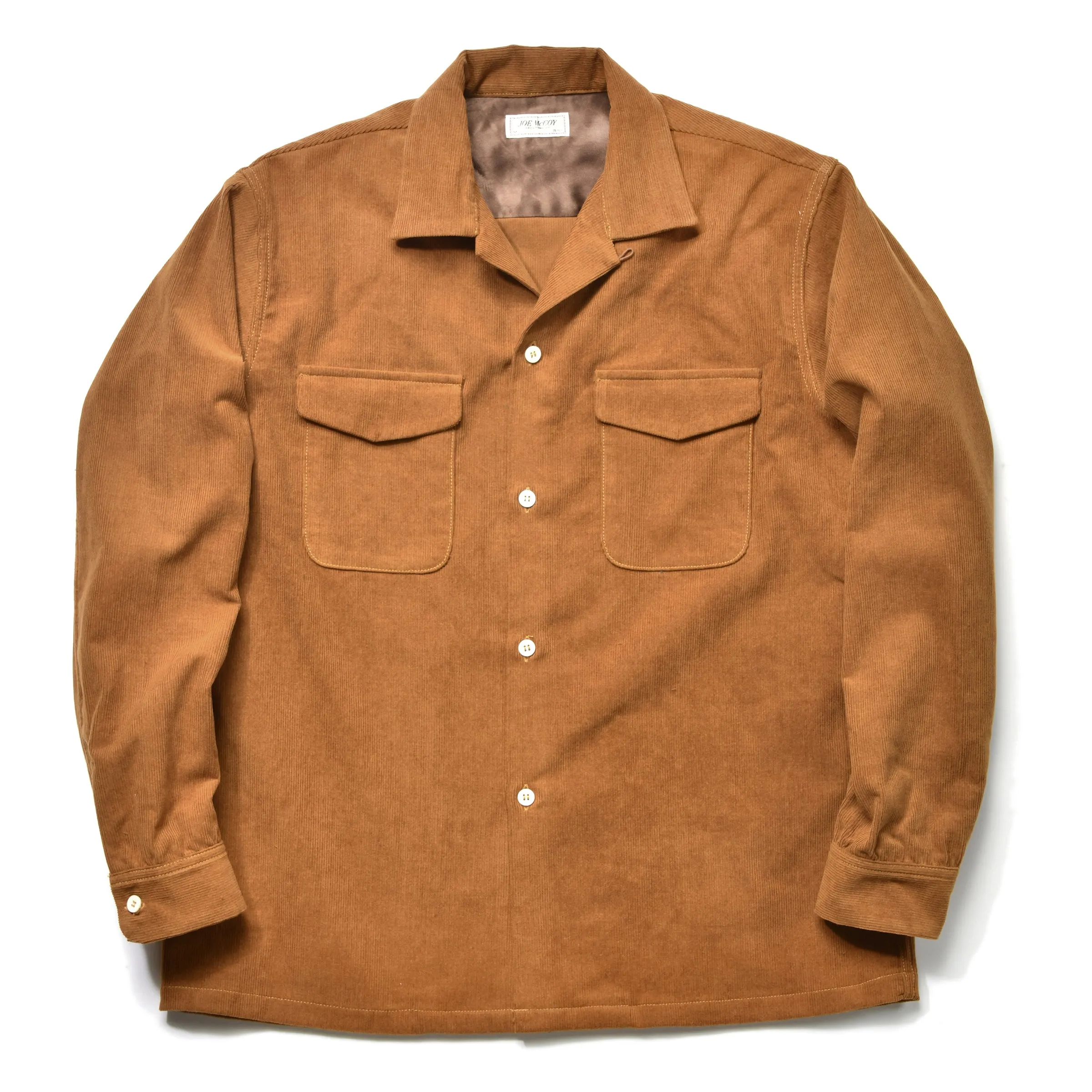 CORDUROY OPEN COLLAR SHIRT sold by The Real McCoy's product image thumbnail 2