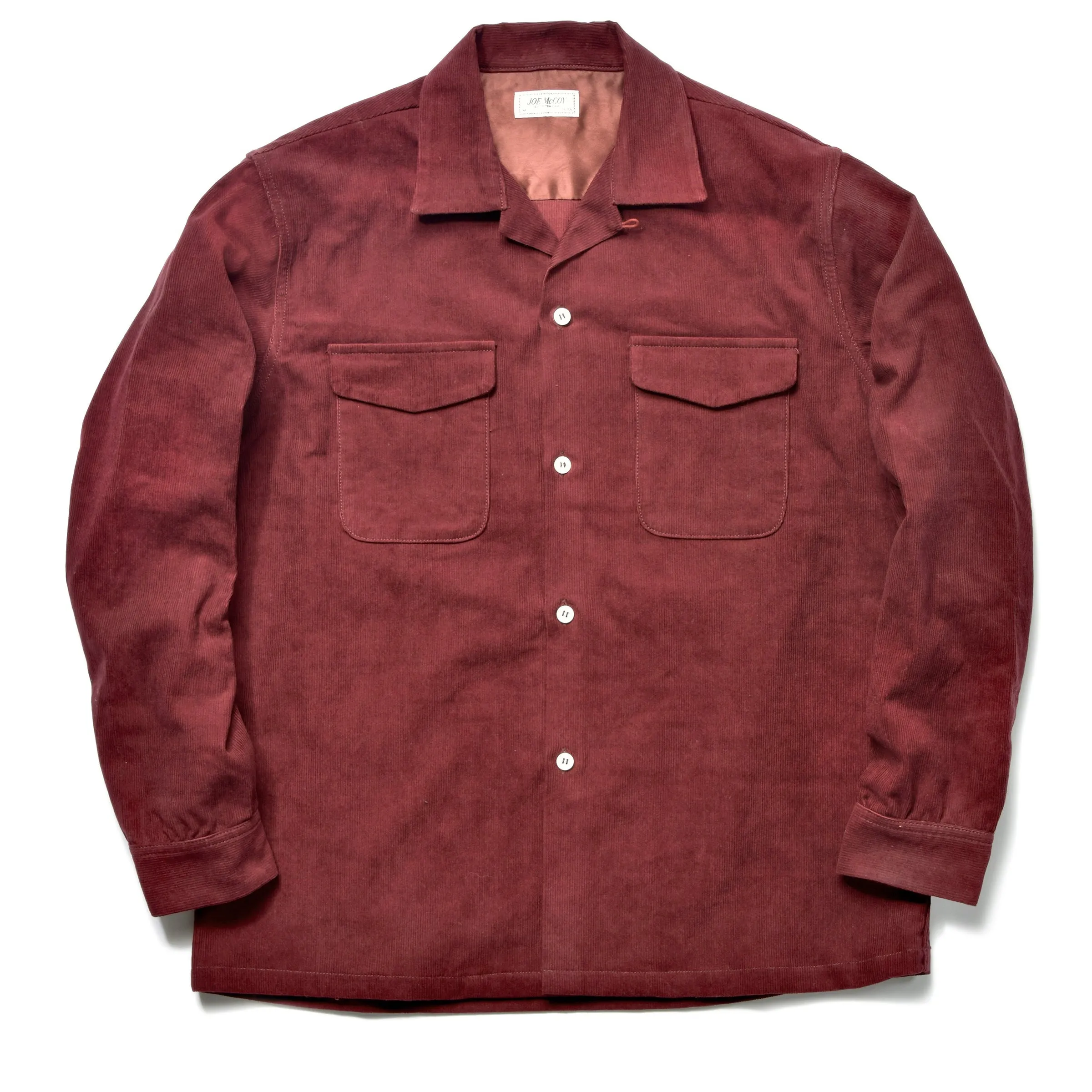 CORDUROY OPEN COLLAR SHIRT sold by The Real McCoy's