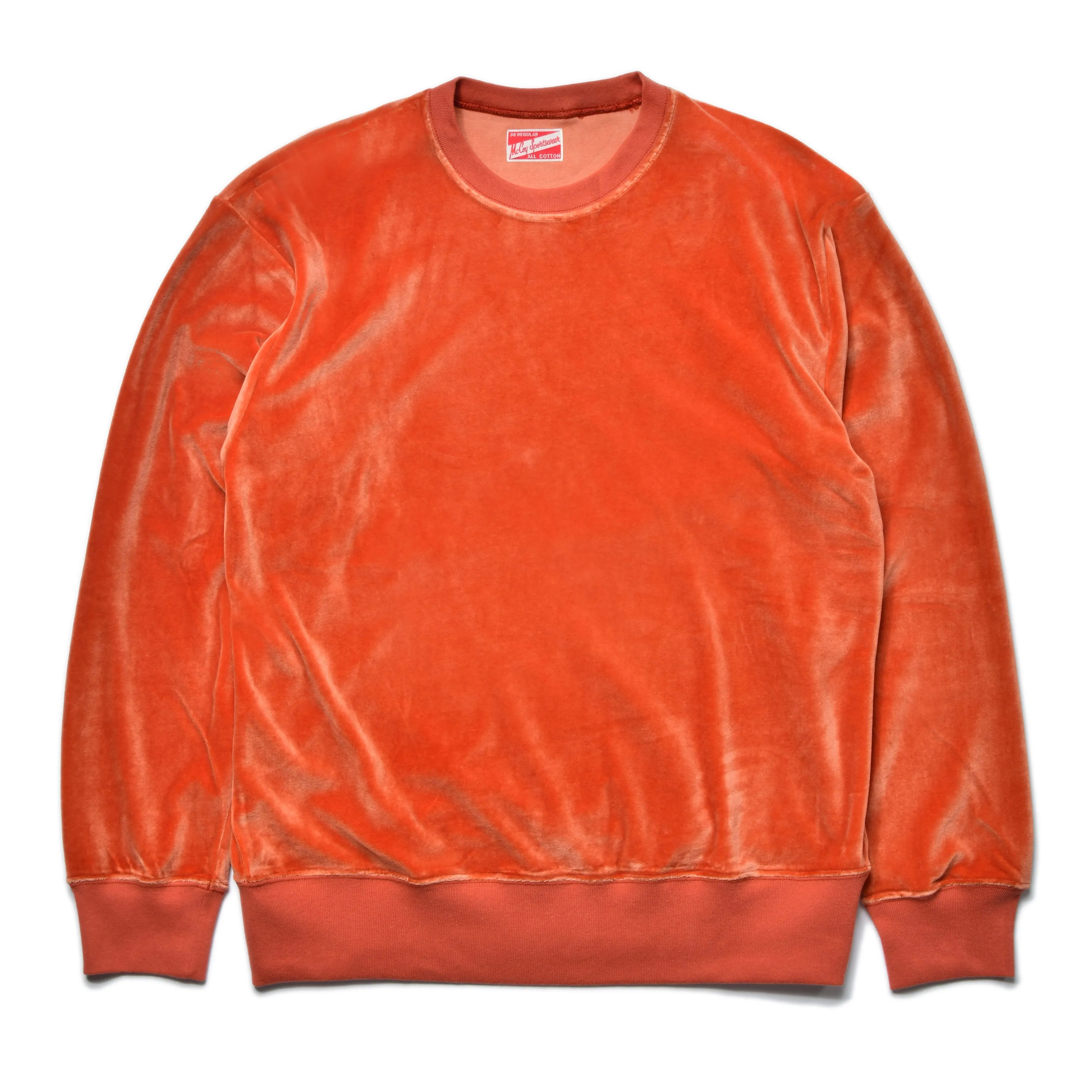 COTTON RAYON PILE SWEATSHIRT sold by The Real McCoy's