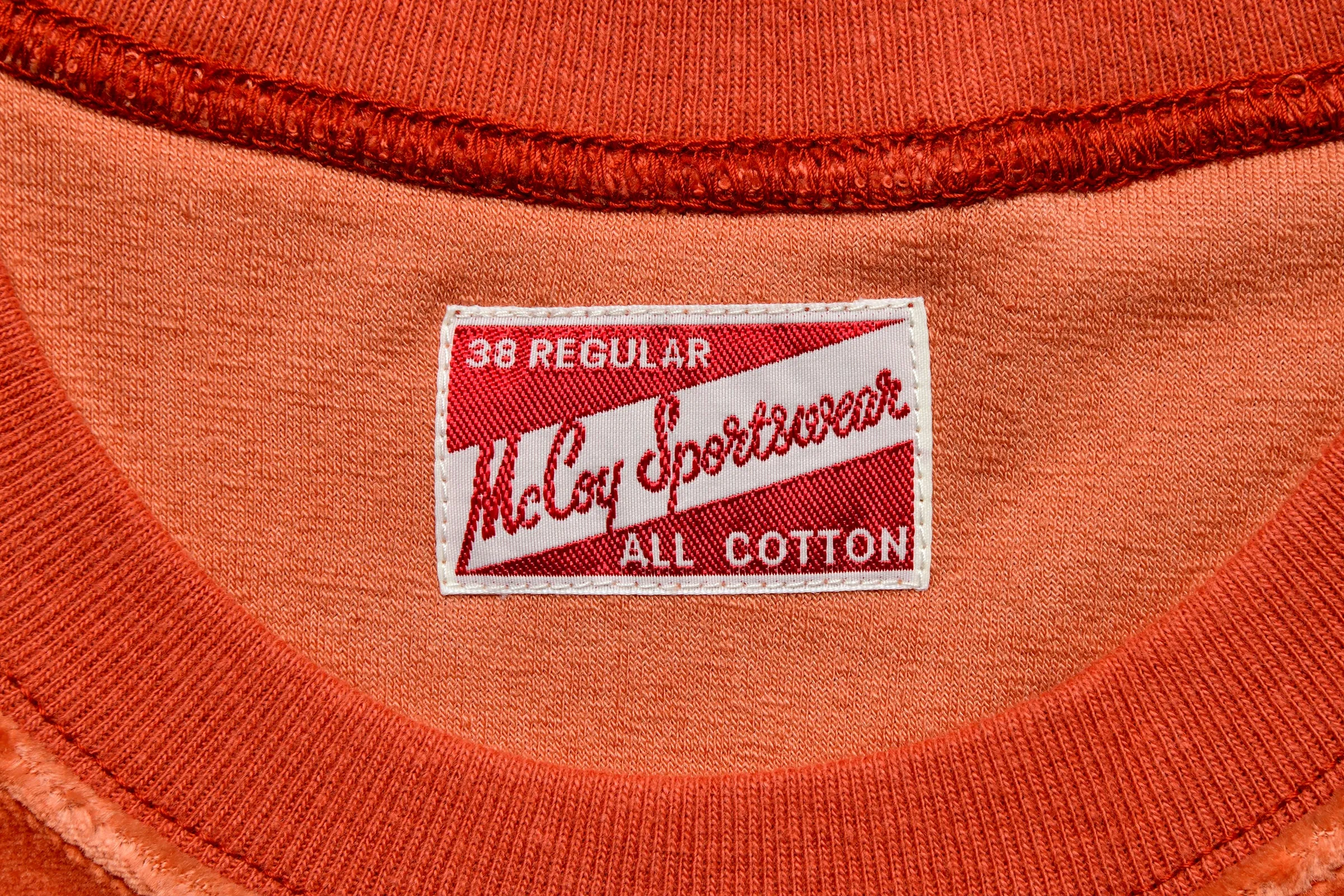 COTTON RAYON PILE SWEATSHIRT sold by The Real McCoy's product image thumbnail 4