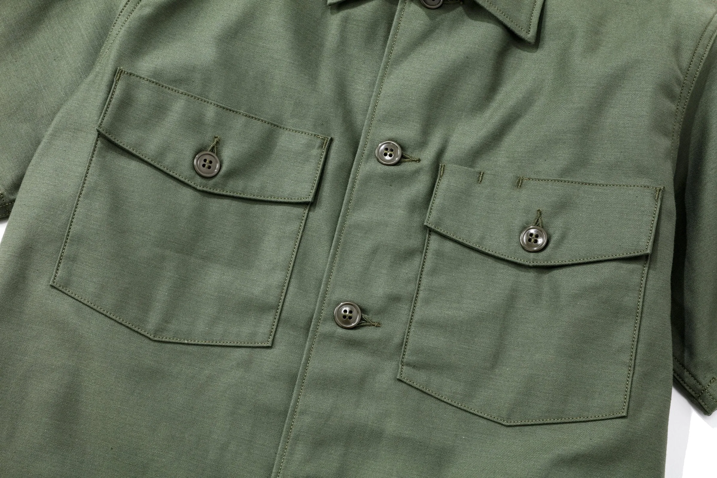 COTTON SATEEN SHIRT S/S sold by The Real McCoy's product image thumbnail 4