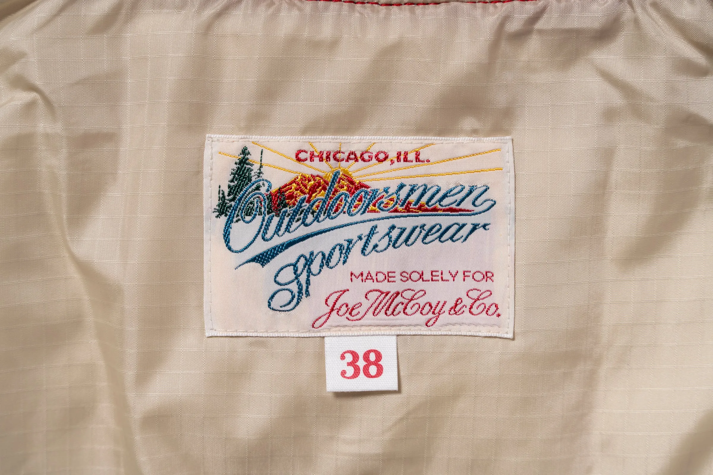 COTTON/NYLON DOWN VEST sold by The Real McCoy's product image thumbnail 4