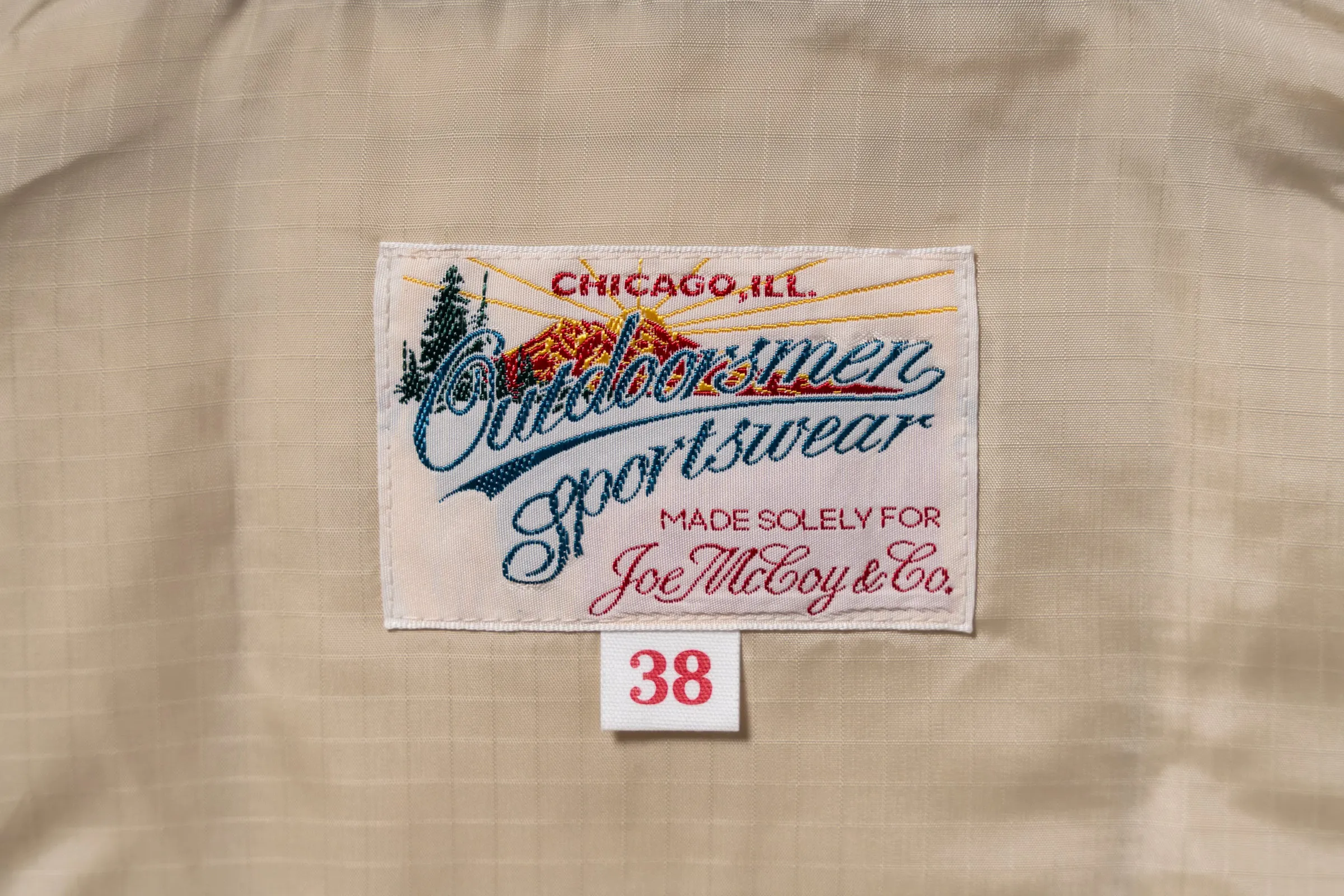 COTTON/NYLON DOWN VEST sold by The Real McCoy's product image thumbnail 4