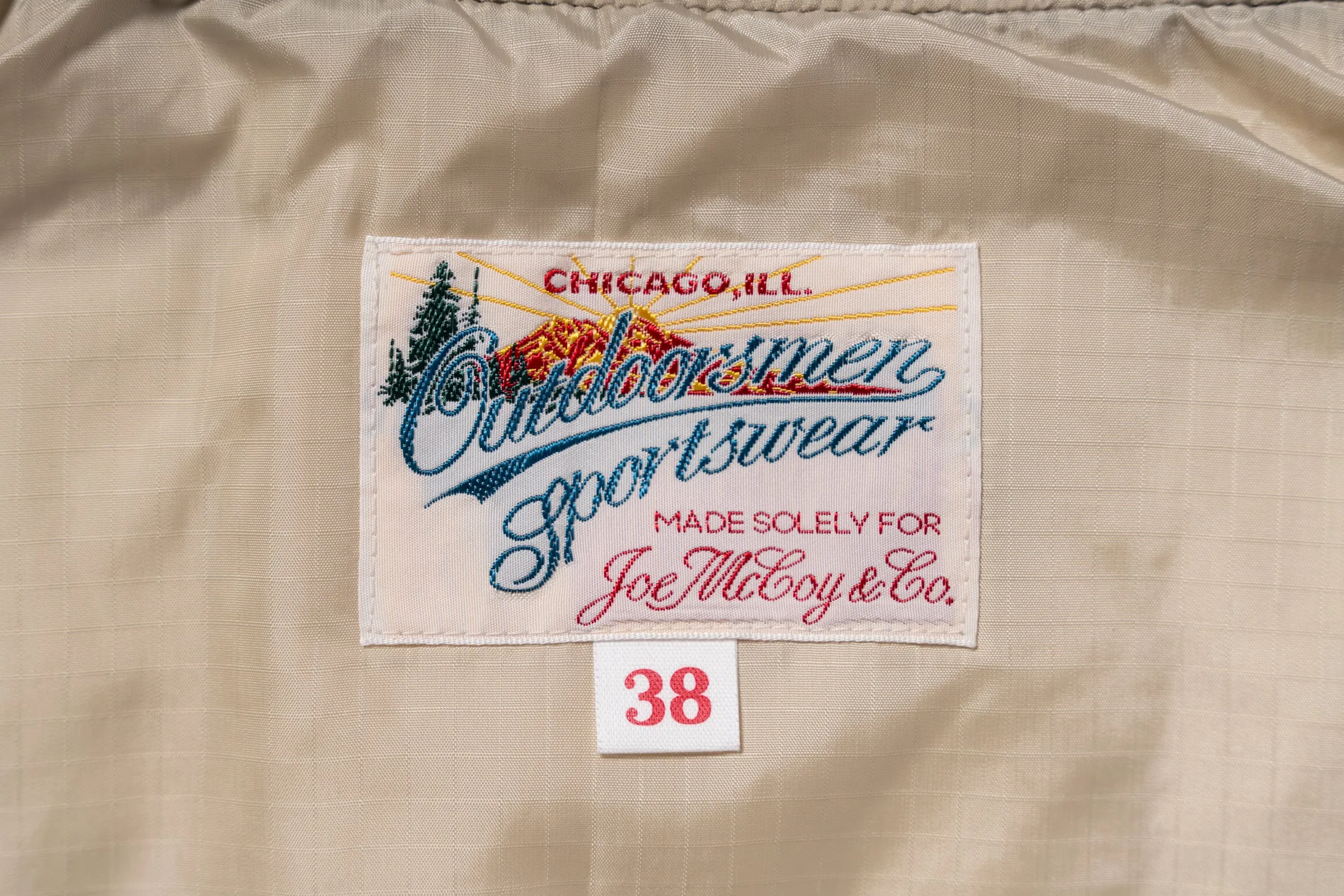 COTTON/NYLON DOWN VEST sold by The Real McCoy's product image thumbnail 4