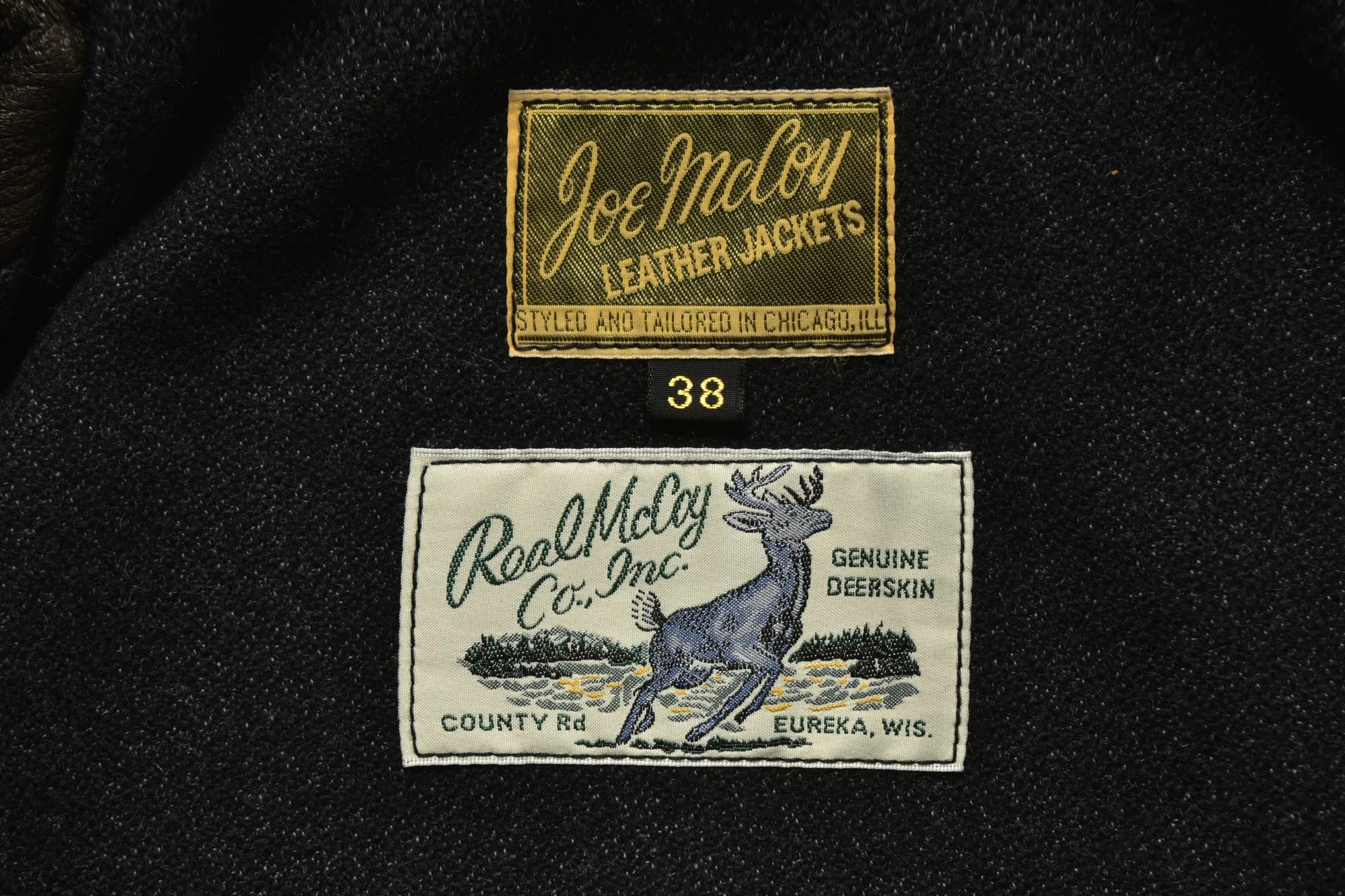 DEERSKIN CAR COAT sold by The Real McCoy's product image thumbnail 4