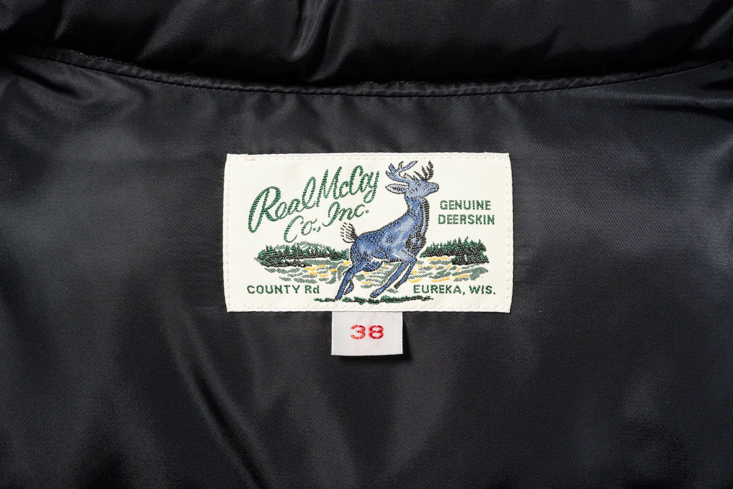 DEERSKIN DOWN VEST sold by The Real McCoy's product image thumbnail 4