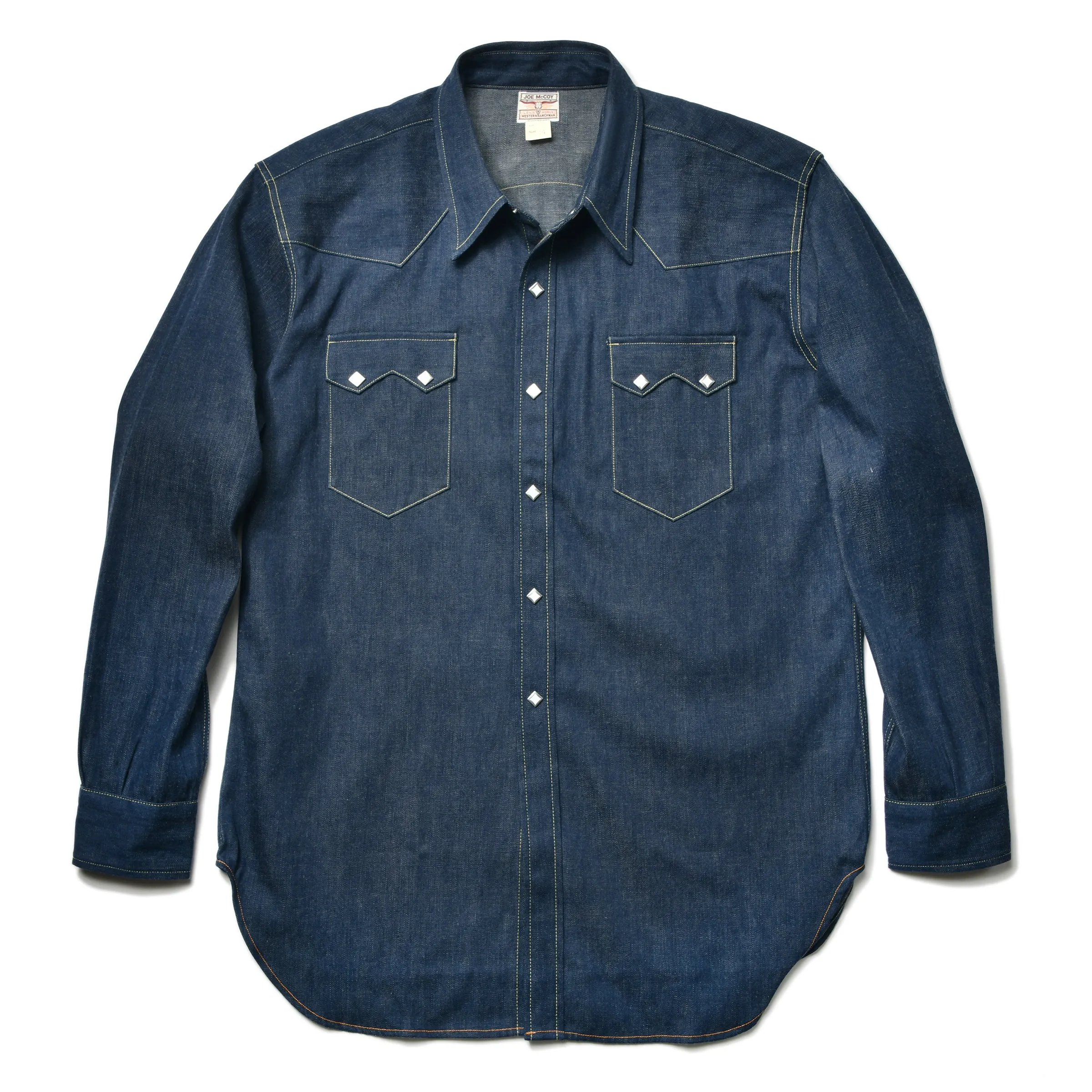 DENIM WESTERN SHIRT / SAWTOOTH sold by The Real McCoy's