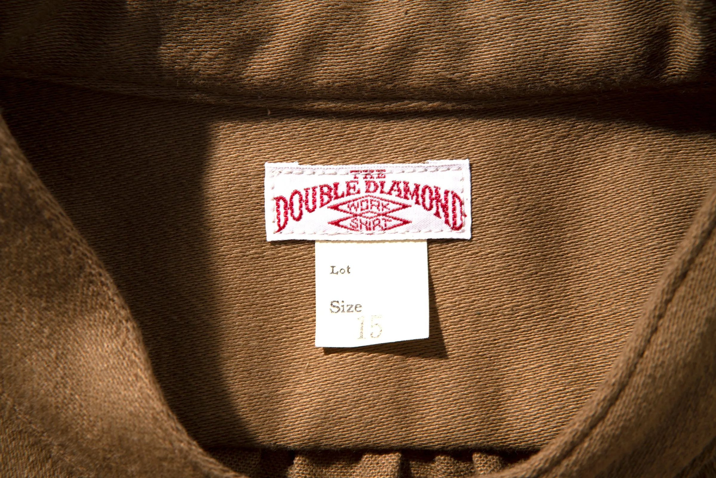 DOUBLE DIAMOND BAND COLLAR SATEEN SHIRT sold by The Real McCoy's product image thumbnail 3