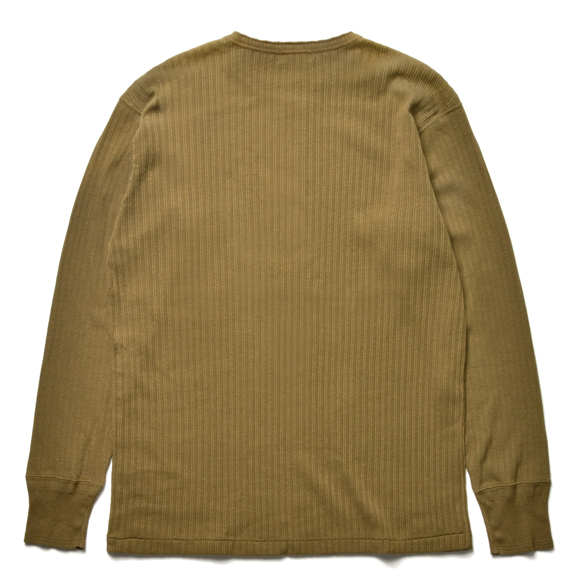 DOUBLE DIAMOND EYELET HENLEY UNDERSHIRT sold by The Real McCoy's product image thumbnail 3