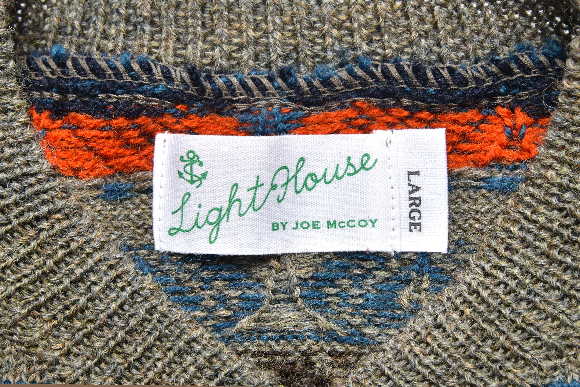 FAIR ISLE CREW NECK SWEATER sold by The Real McCoy's product image thumbnail 4