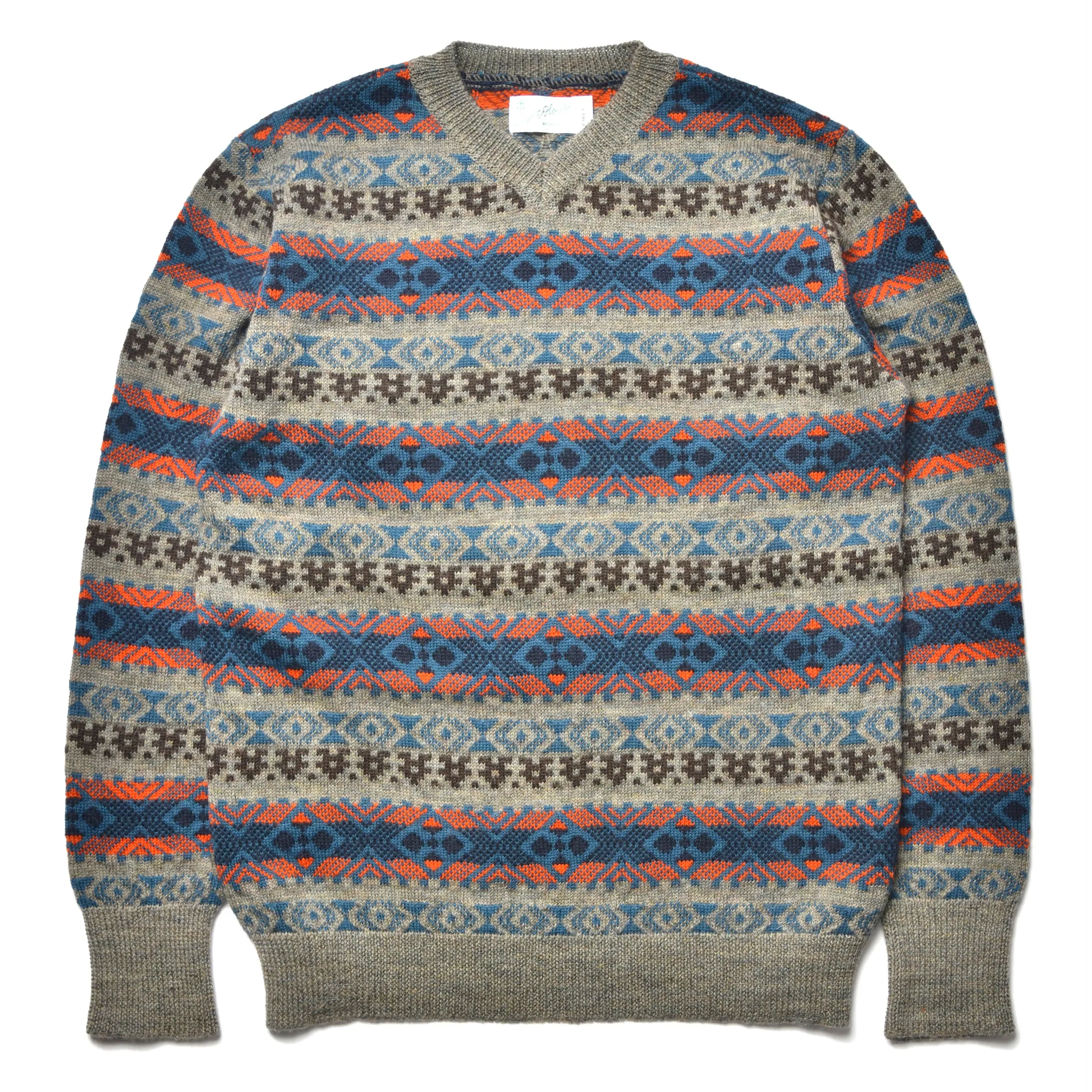 FAIR ISLE CREW NECK SWEATER sold by The Real McCoy's product image thumbnail 2