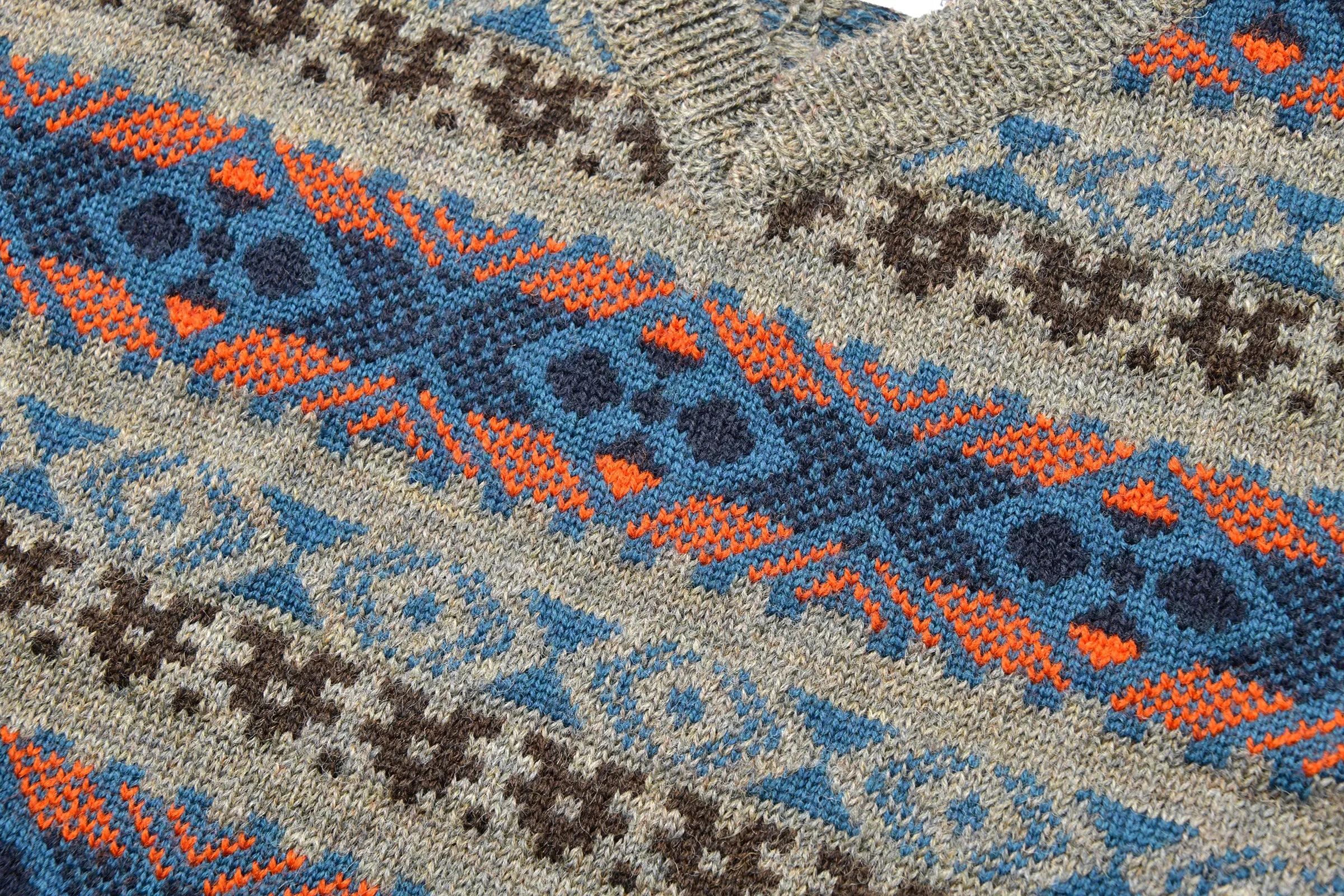 FAIR ISLE CREW NECK SWEATER sold by The Real McCoy's product image thumbnail 5