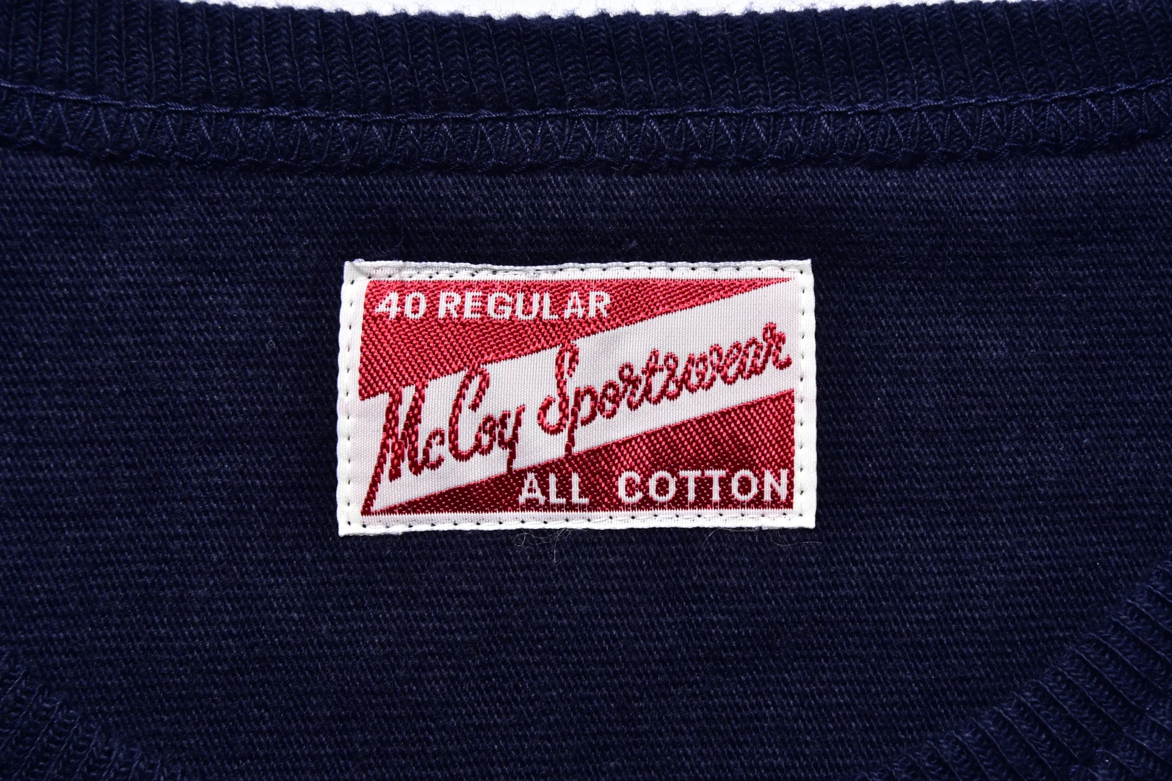 HEAVY COTTON FOOTBALL TEE sold by The Real McCoy's product image thumbnail 4