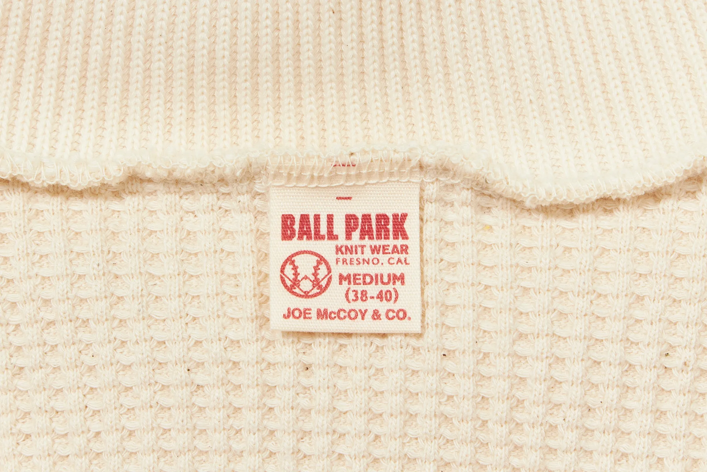 HIGH NECK THERMAL SHIRT sold by The Real McCoy's product image thumbnail 4