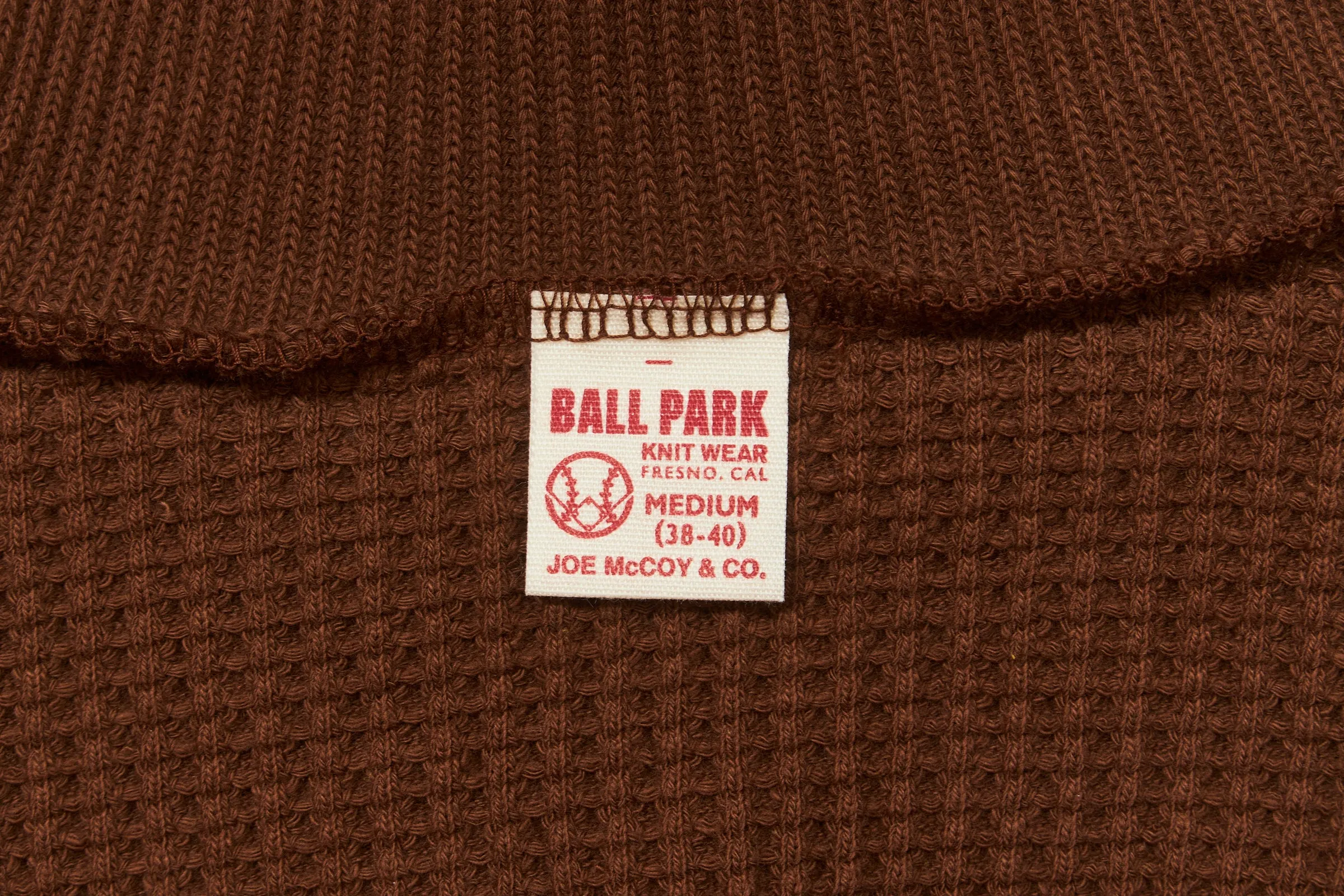 HIGH NECK THERMAL SHIRT sold by The Real McCoy's product image thumbnail 4