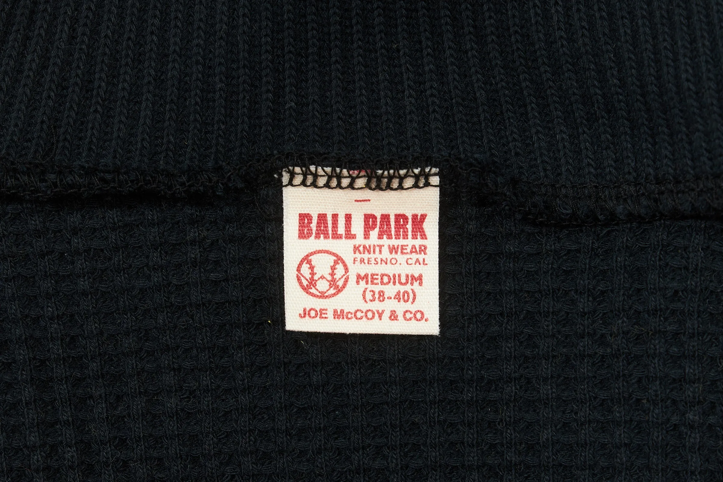 HIGH NECK THERMAL SHIRT sold by The Real McCoy's product image thumbnail 4