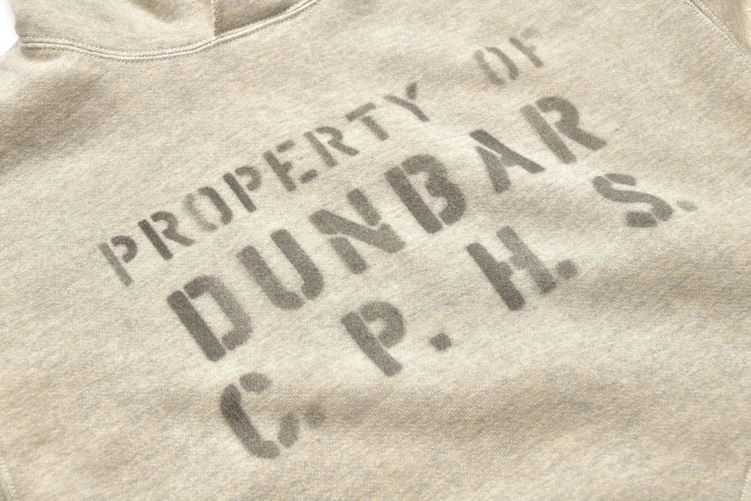 HOODED SWEATSHIRT / DUNBAR STENCIL sold by The Real McCoy's product image thumbnail 5