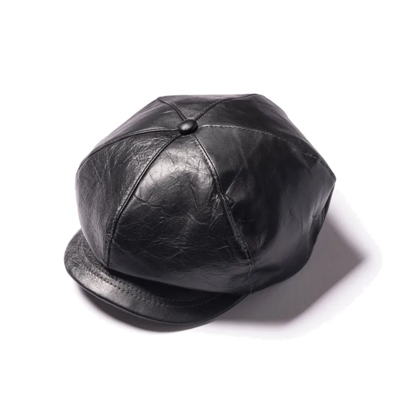 HORSEHIDE NEWSBOY CAP sold by The Real McCoy's